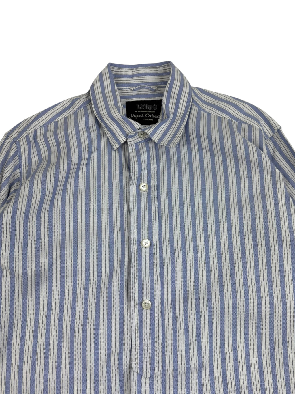 Nigel Cabourn Lybro Striped Work Shirt