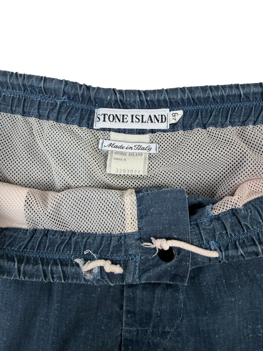 Stone Island SS95 Spell-Out Swim Shorts