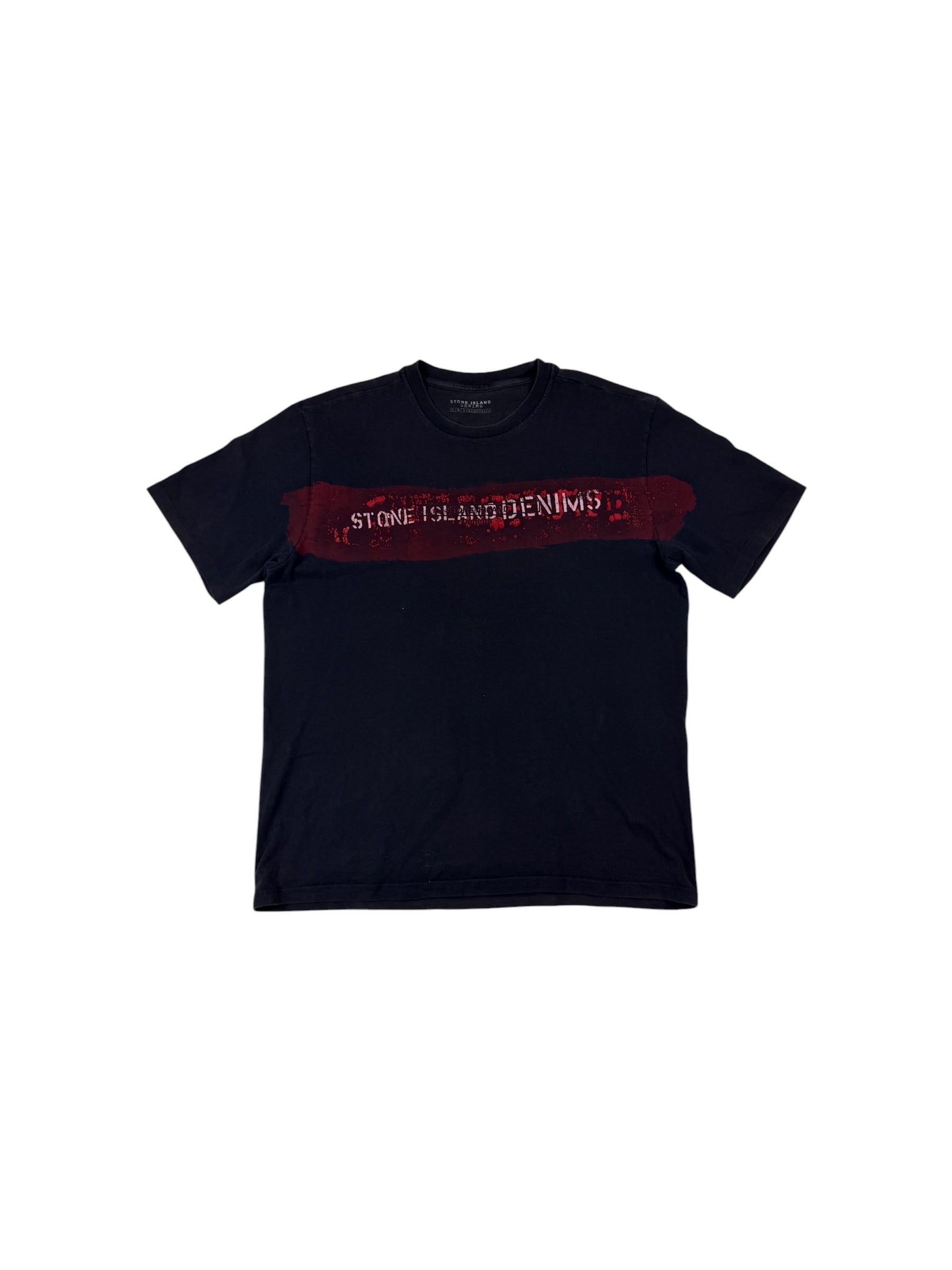 Stone Island Denims 2000s Graphic Print T-Shirt