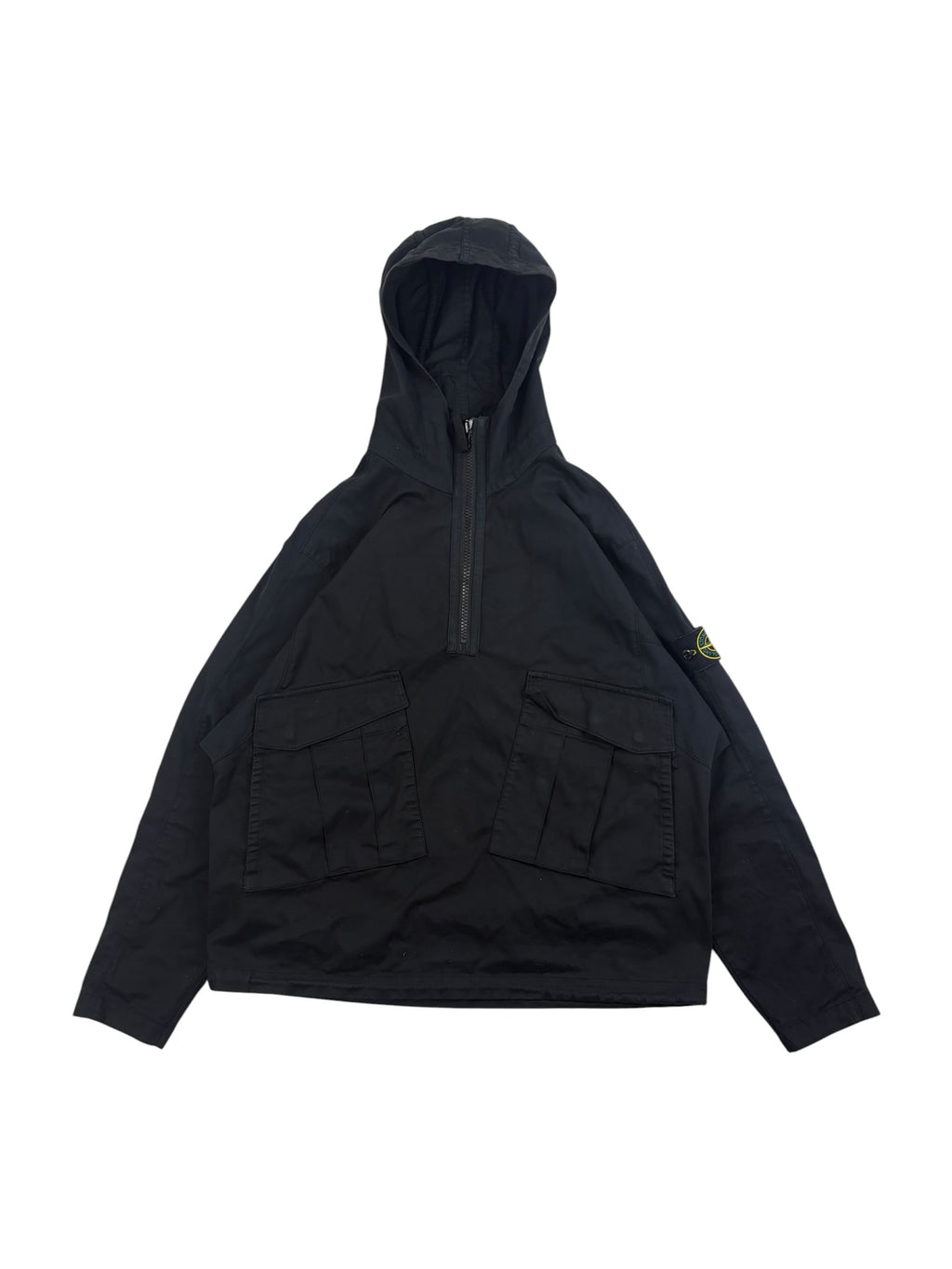 Stone Island Quarter Zip Hooded Smock