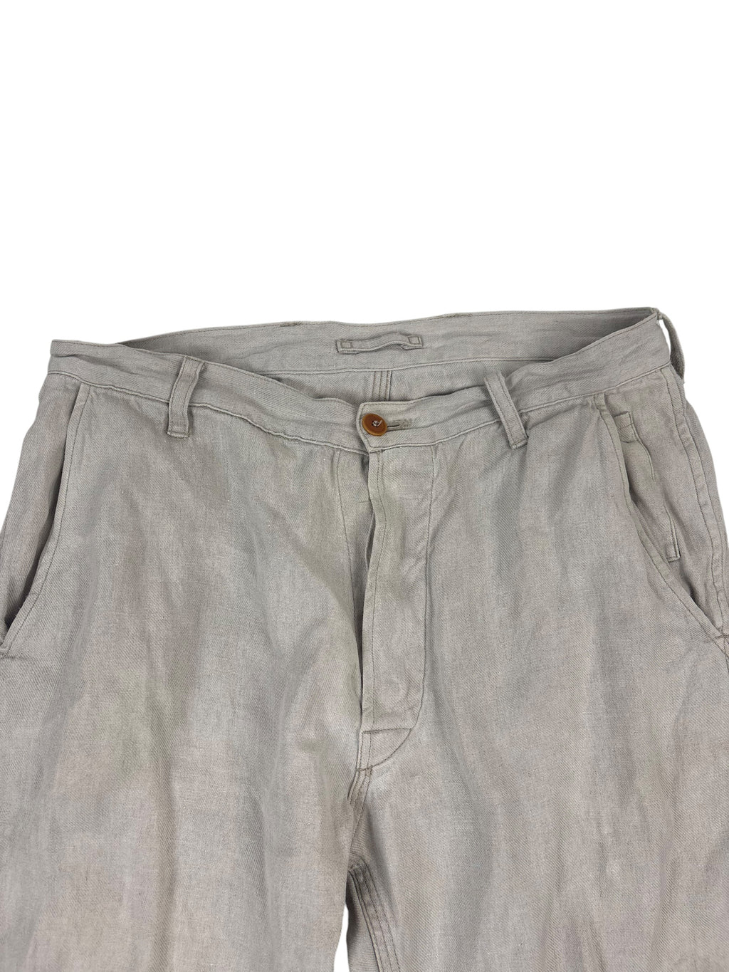 Nigel Cabourn Authentic Linen Tapered Trousers