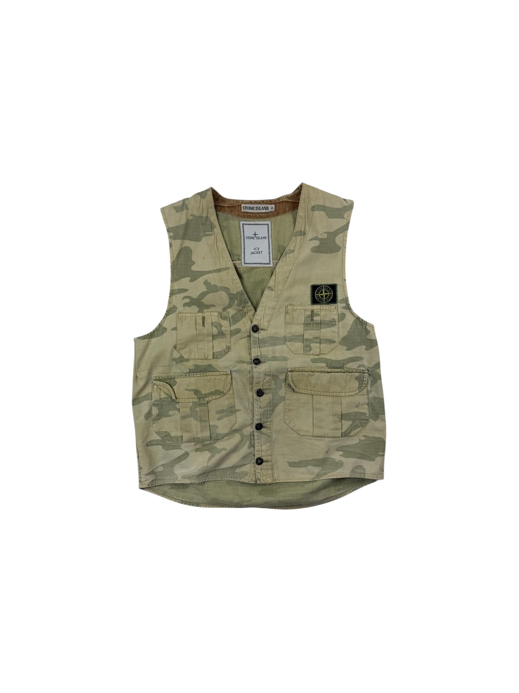 Stone Island SS90 Ice Camo Vest – RE:BOURN