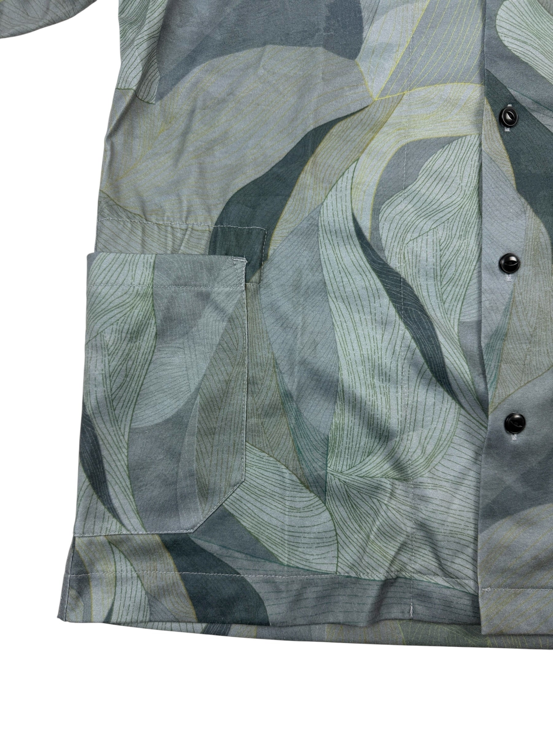 Norbit by Hiroshi Nozawa Leaf Camo Aloha Shirt
