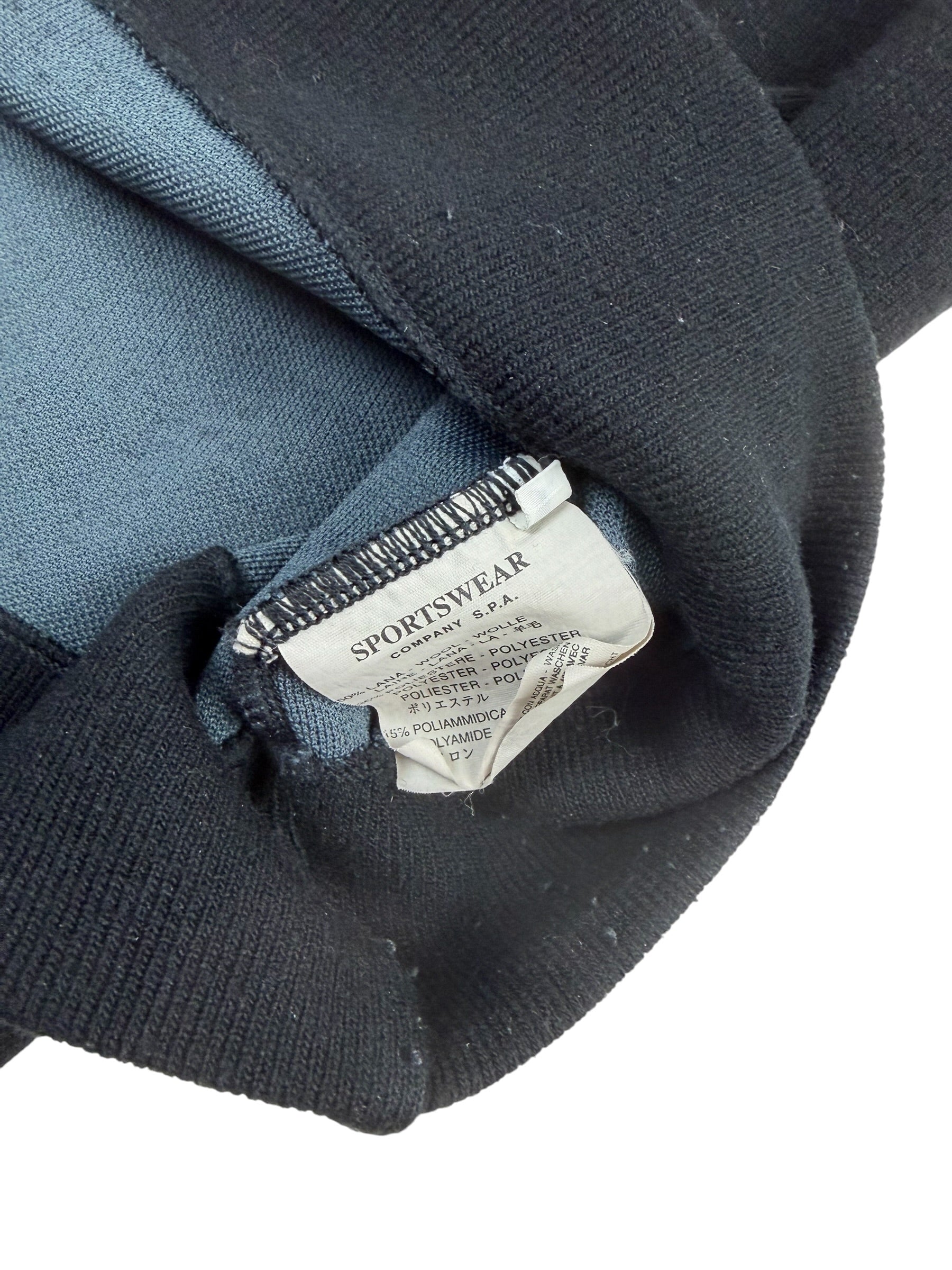 Stone Island AW98 Wool Blend Mock Neck Sweater