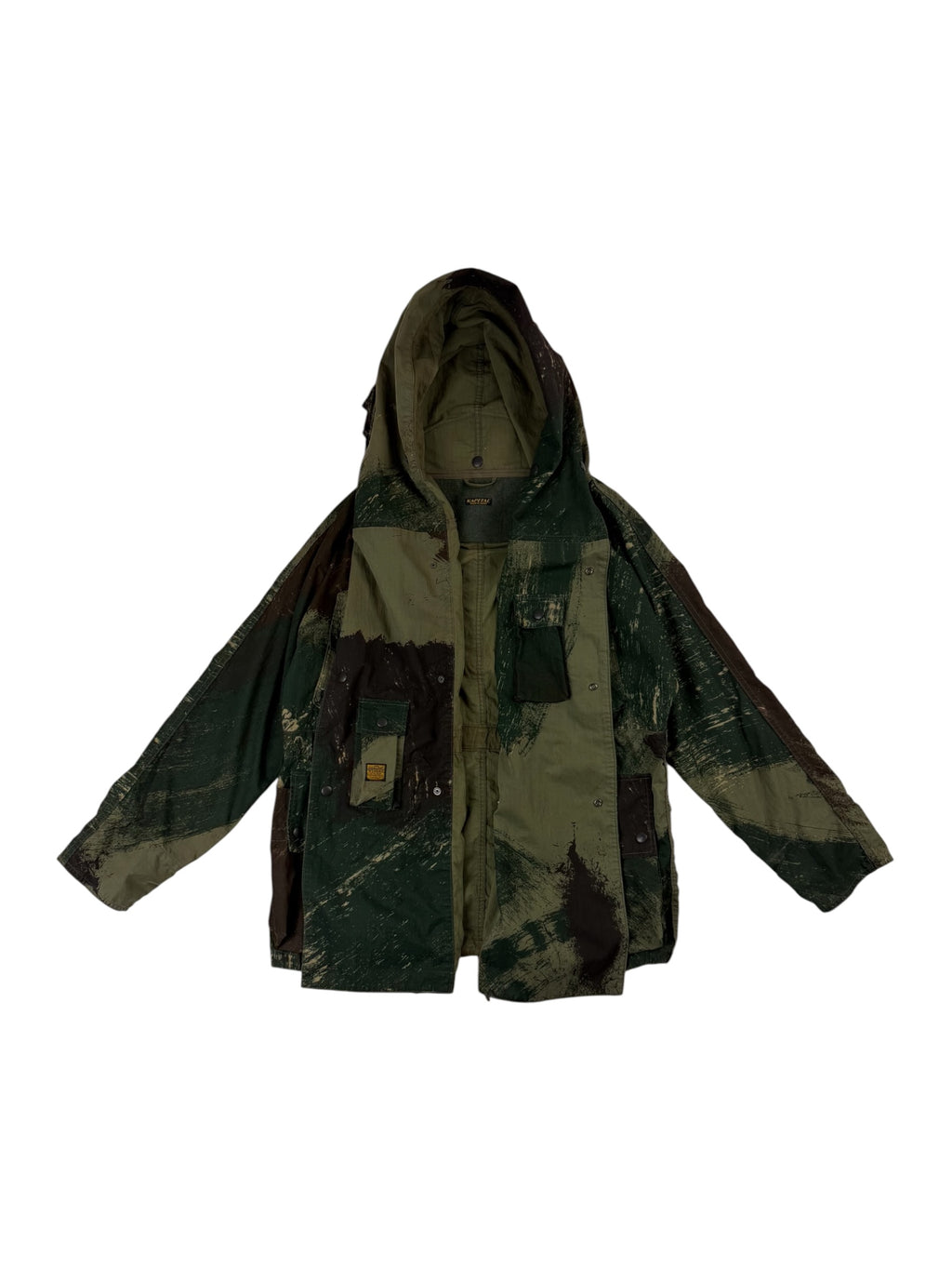 Kapital Ripstop Brush Camo Ring Coat