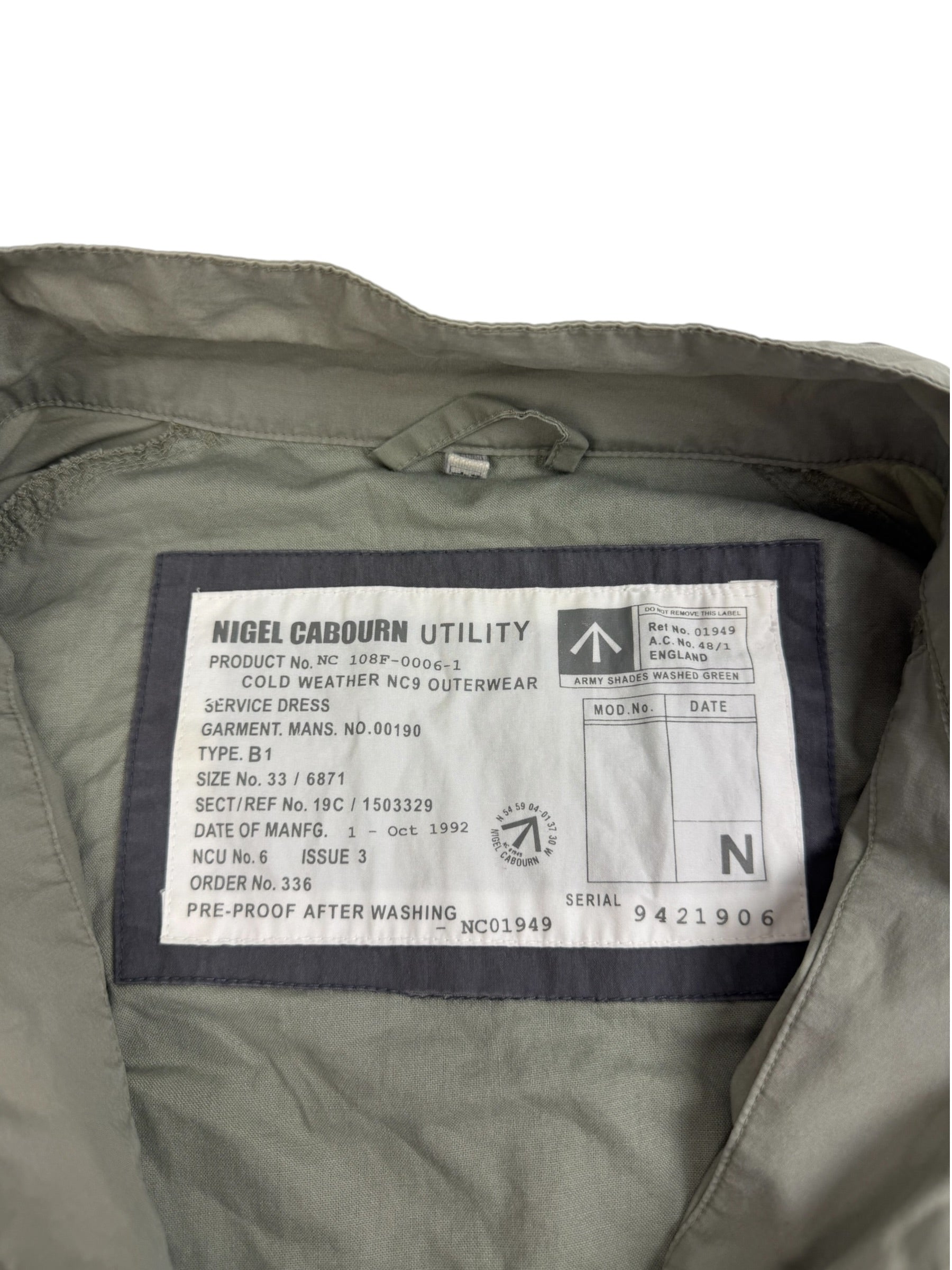 Nigel Cabourn 2000s Utility Harrington Jacket