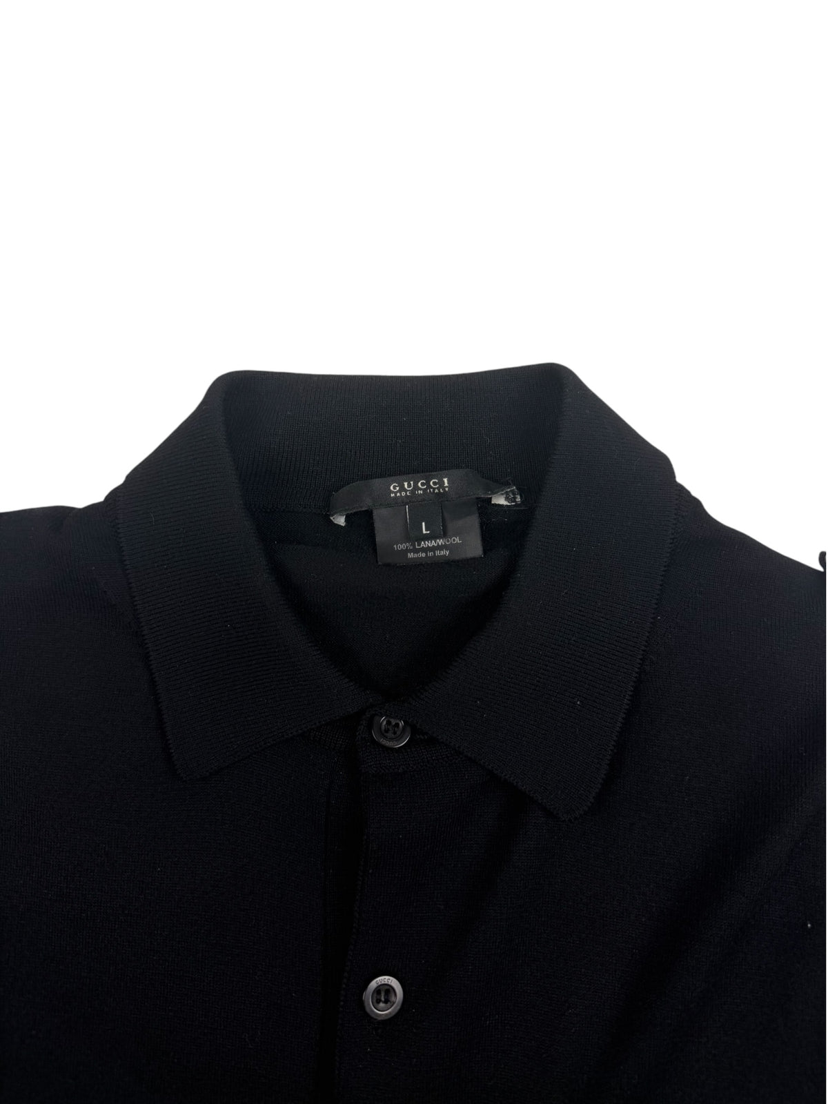 Gucci 2000’s 100% Wool Military Pocket Shirt