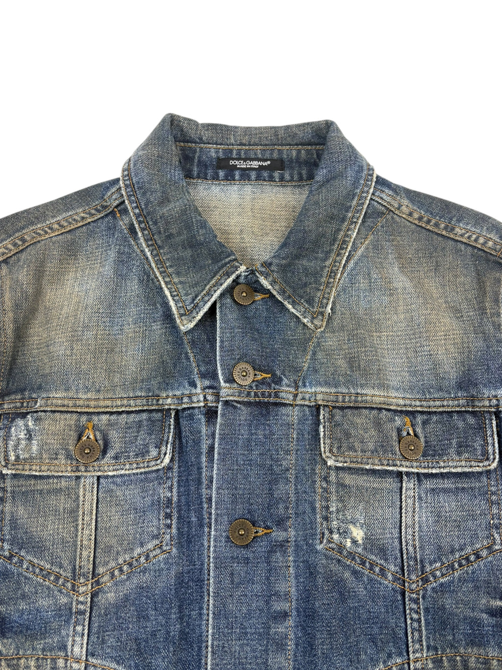Dolce & Gabbana Distressed Denim Jacket