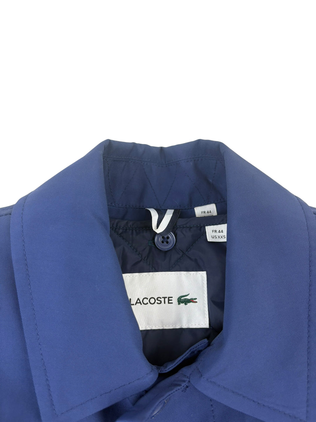Lacoste Showerproof Cotton Twill Trench Coat