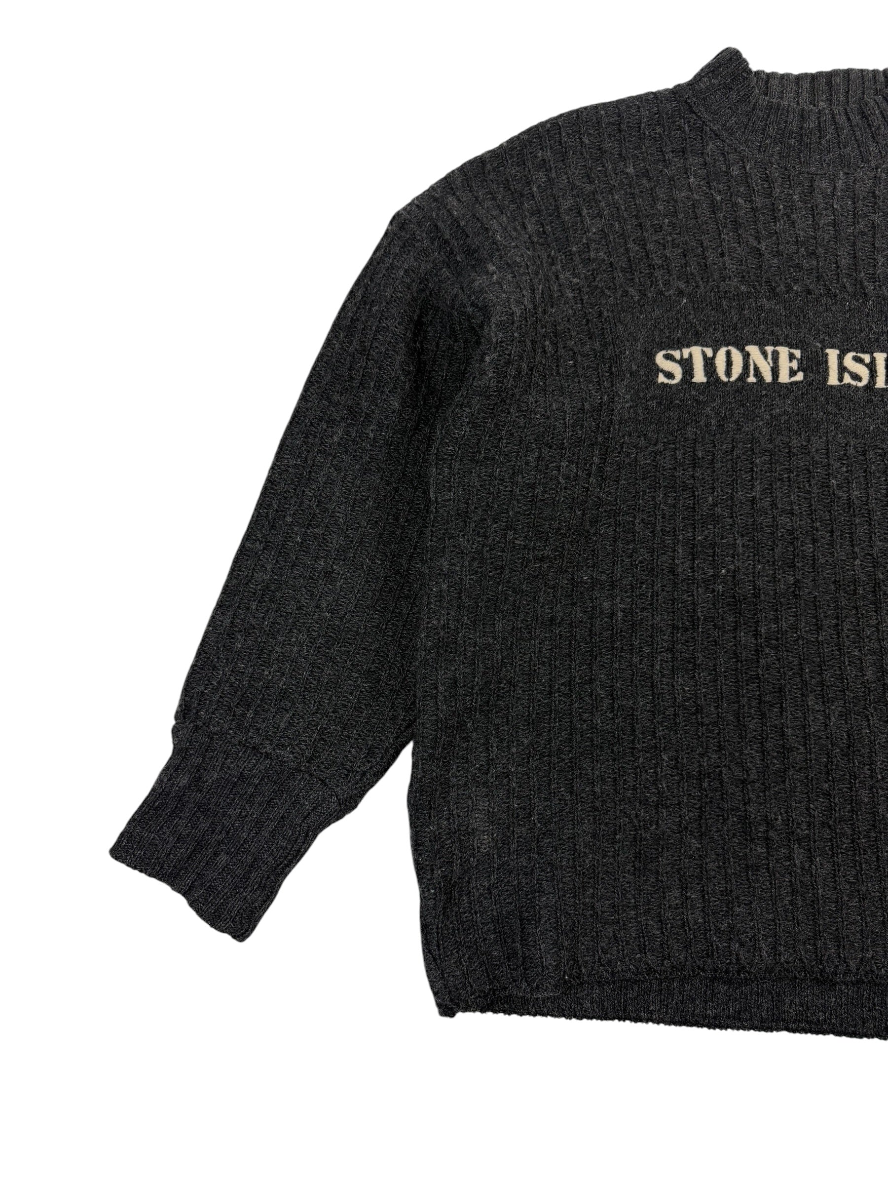 Stone Island AW86 Spell-Out Wool Knit