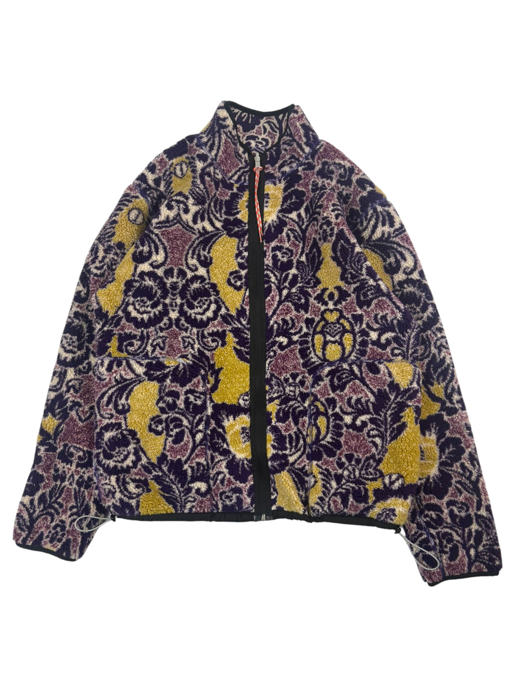 Aries Arise Fleur Fleece Reversible Zip Up Jacket