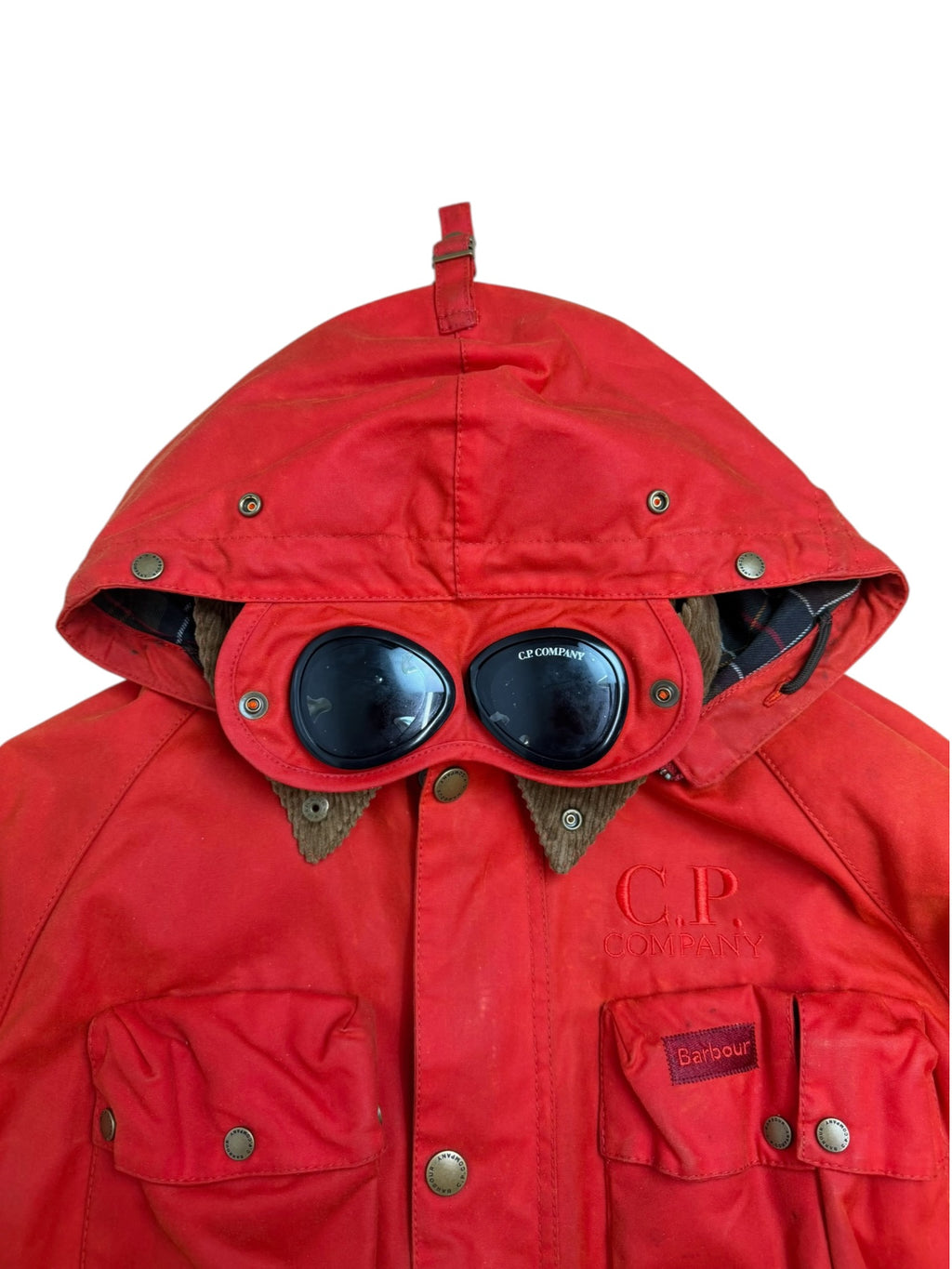 Barbour x C.P. Company Creel Waxed Goggle Jacket