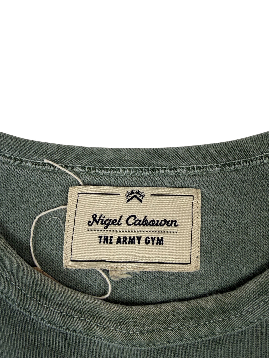 Nigel Cabourn Army Gym Olive Broad Arrow LS Jersey