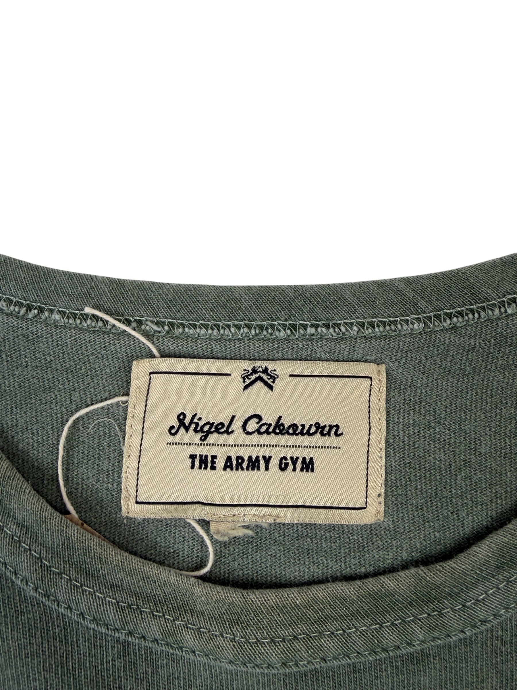 Nigel Cabourn Army Gym Olive Broad Arrow LS Jersey