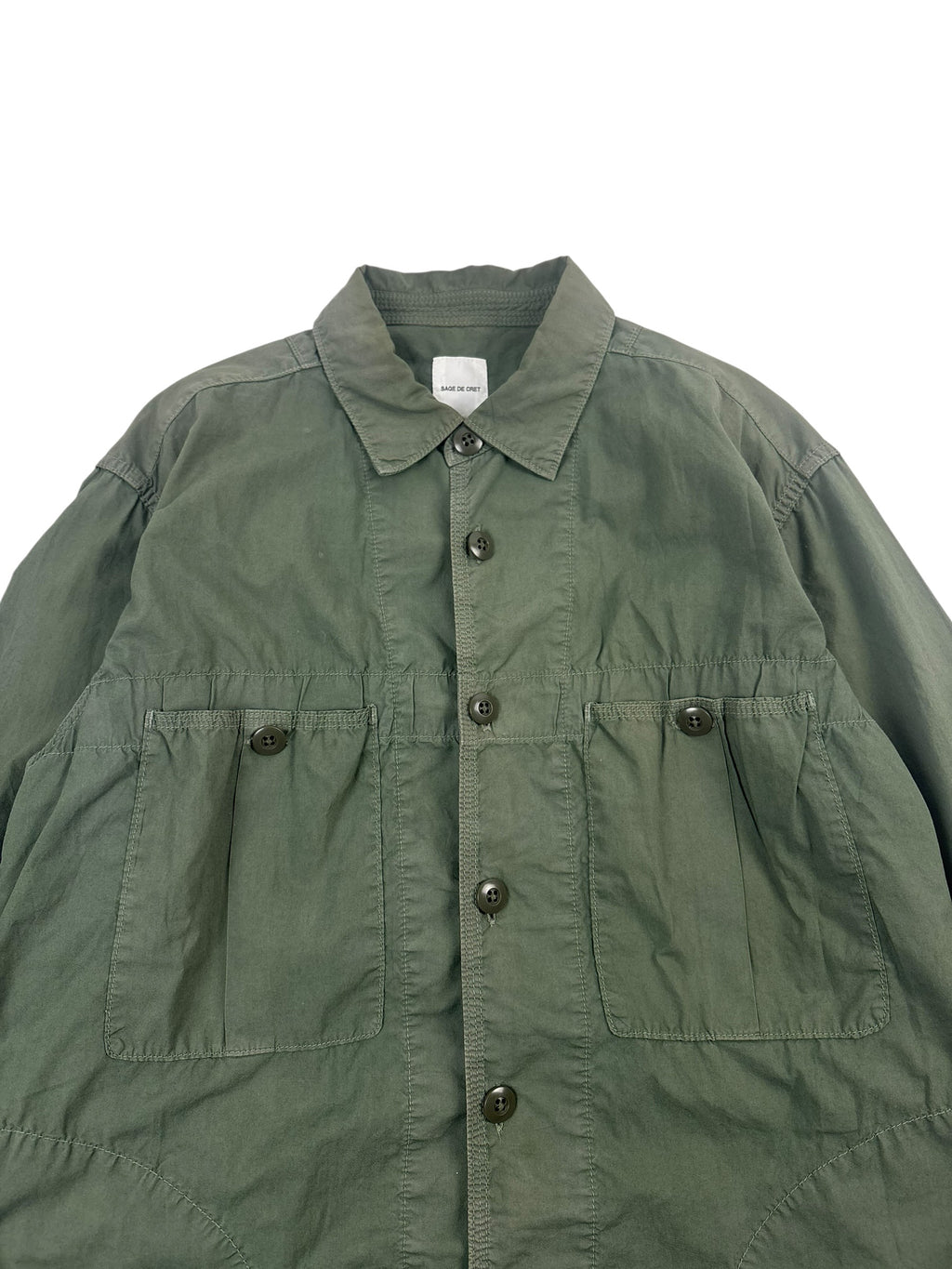 Sage De Cret Utility Work Shirt Jacket
