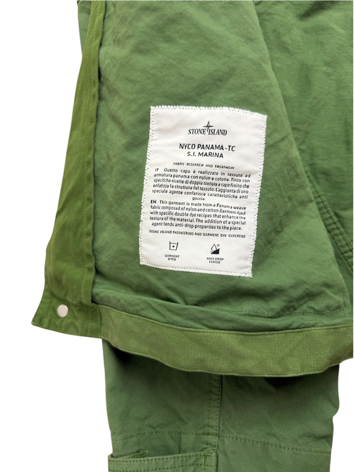 Stone Island Marina NYCO Panama-TC Jacket