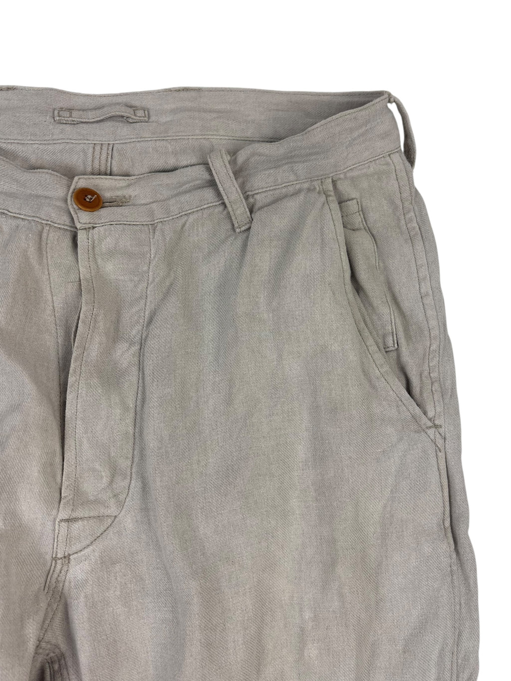 Nigel Cabourn Authentic Linen Tapered Trousers