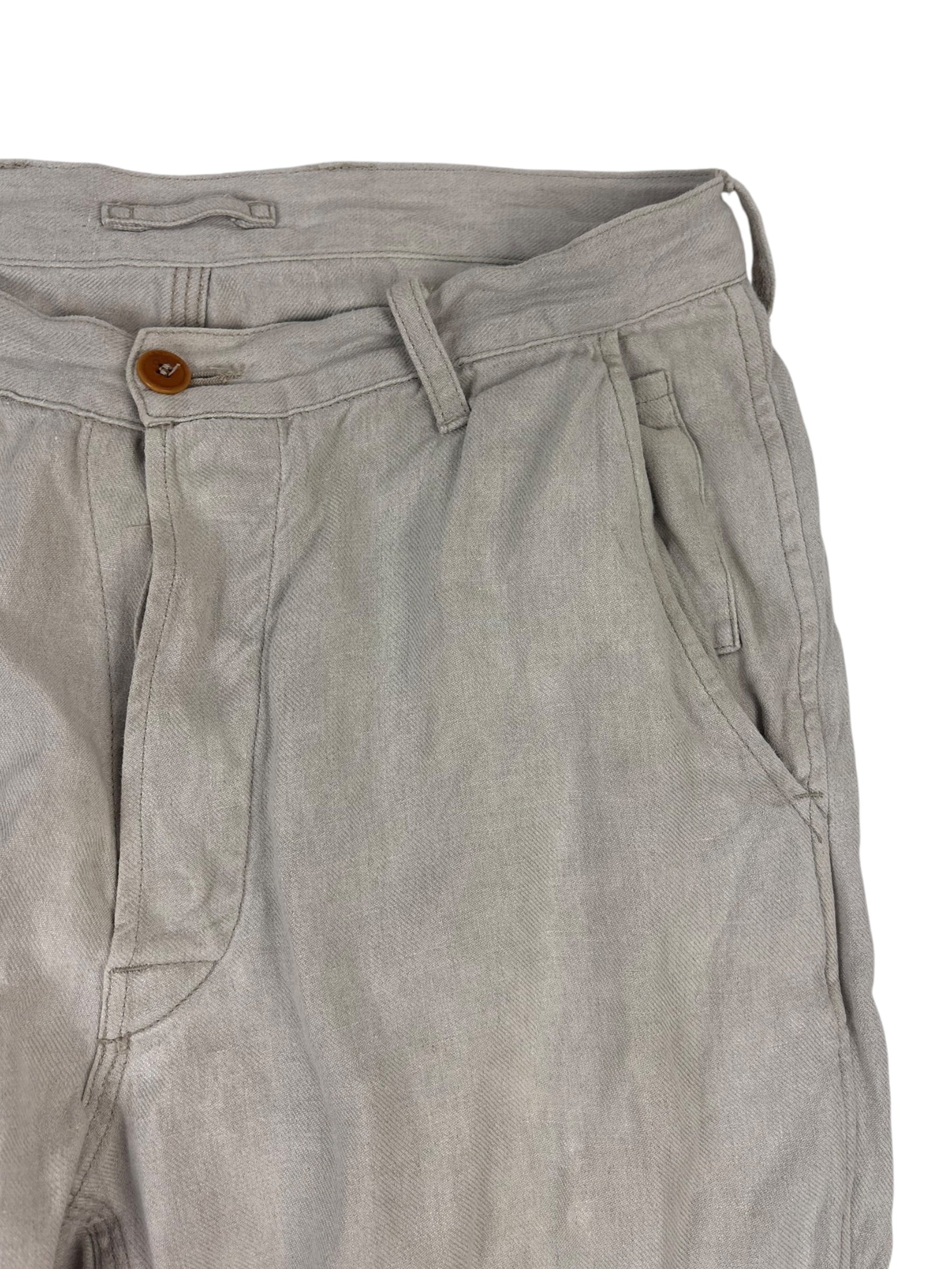 Nigel Cabourn Authentic Linen Tapered Trousers