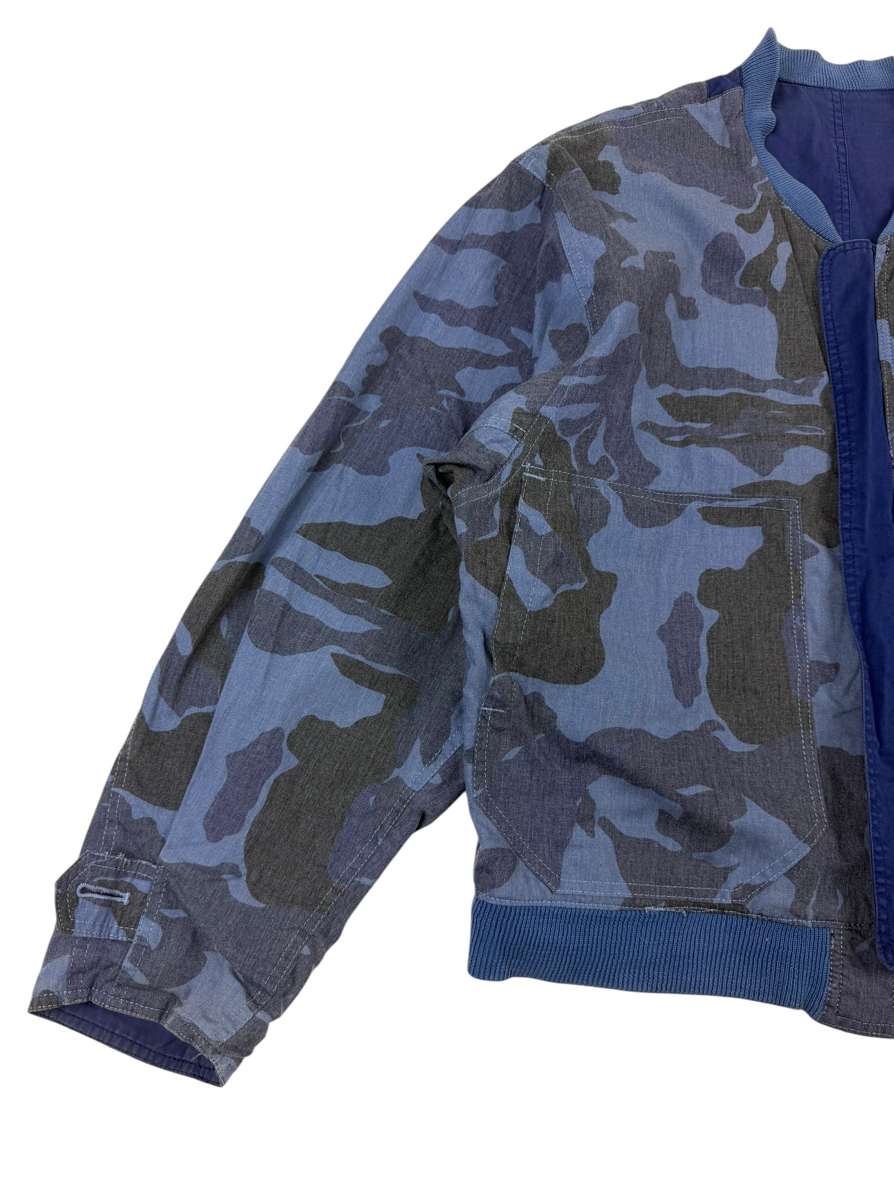 Nigel Cabourn 1980s Reversible Camo Bomber Jacket