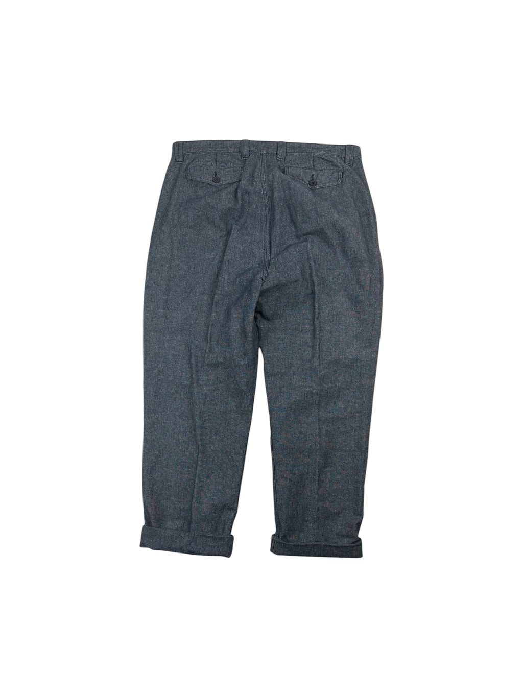 Nigel Cabourn Lybro Pleated Denim Work Chinos