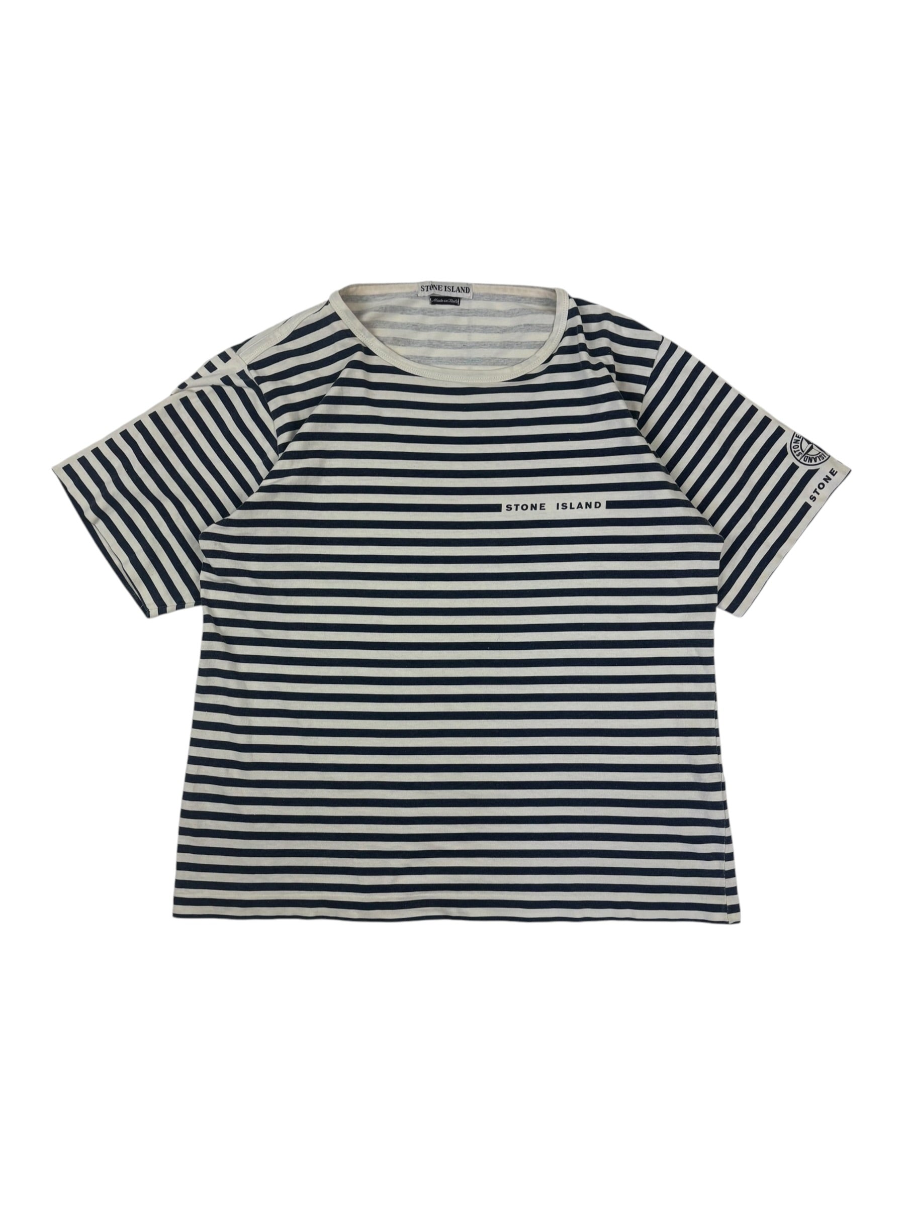 Stone Island SS97 Stripe Spell Out T-Shirt