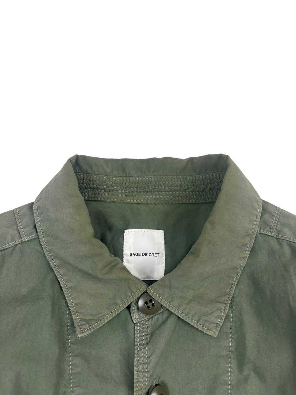 Sage De Cret Utility Work Shirt Jacket