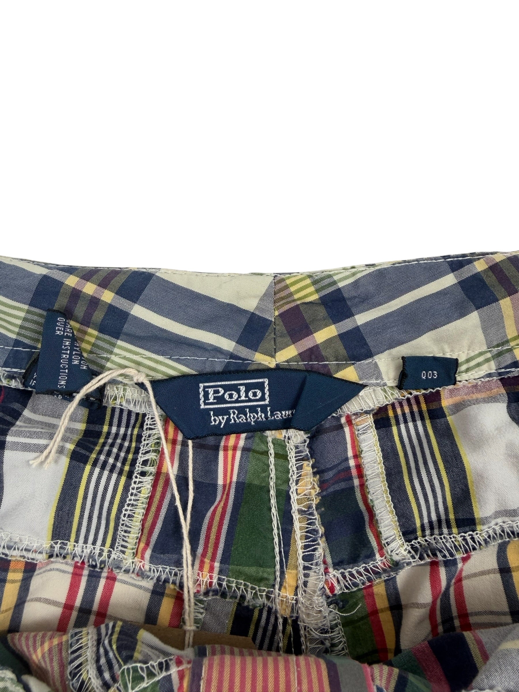 Polo Ralph Lauren Patchwork Madras Swim Trunks