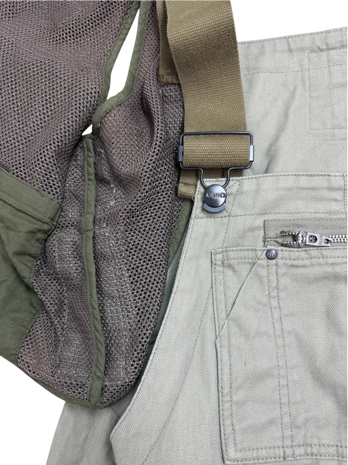 Nigel Cabourn x Maison Mihara Yasuhiro Fisherman Vest Dungarees