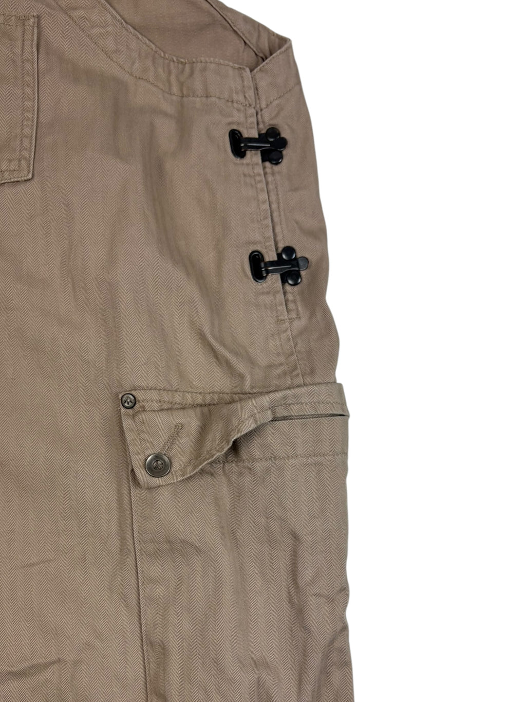 Military Herringbone HBT Cargo Dungarees