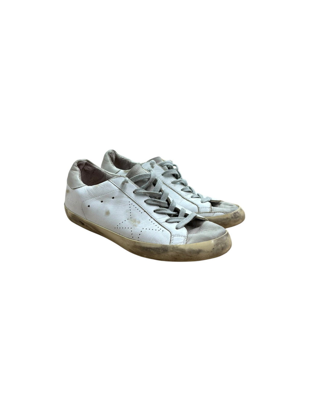 Golden Goose Superstar Distressed Leather Trainers