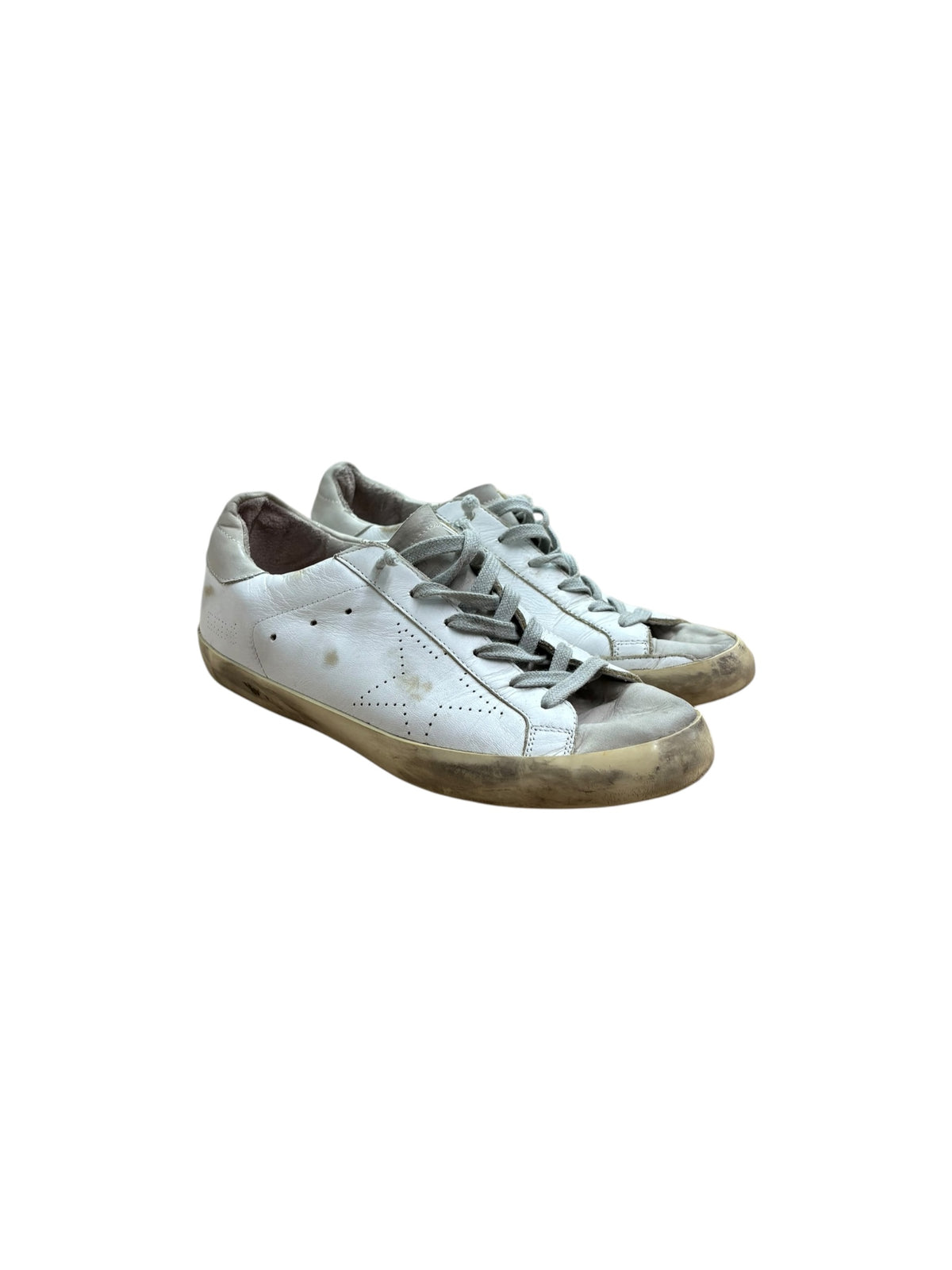 Golden Goose Superstar Distressed Leather Trainers