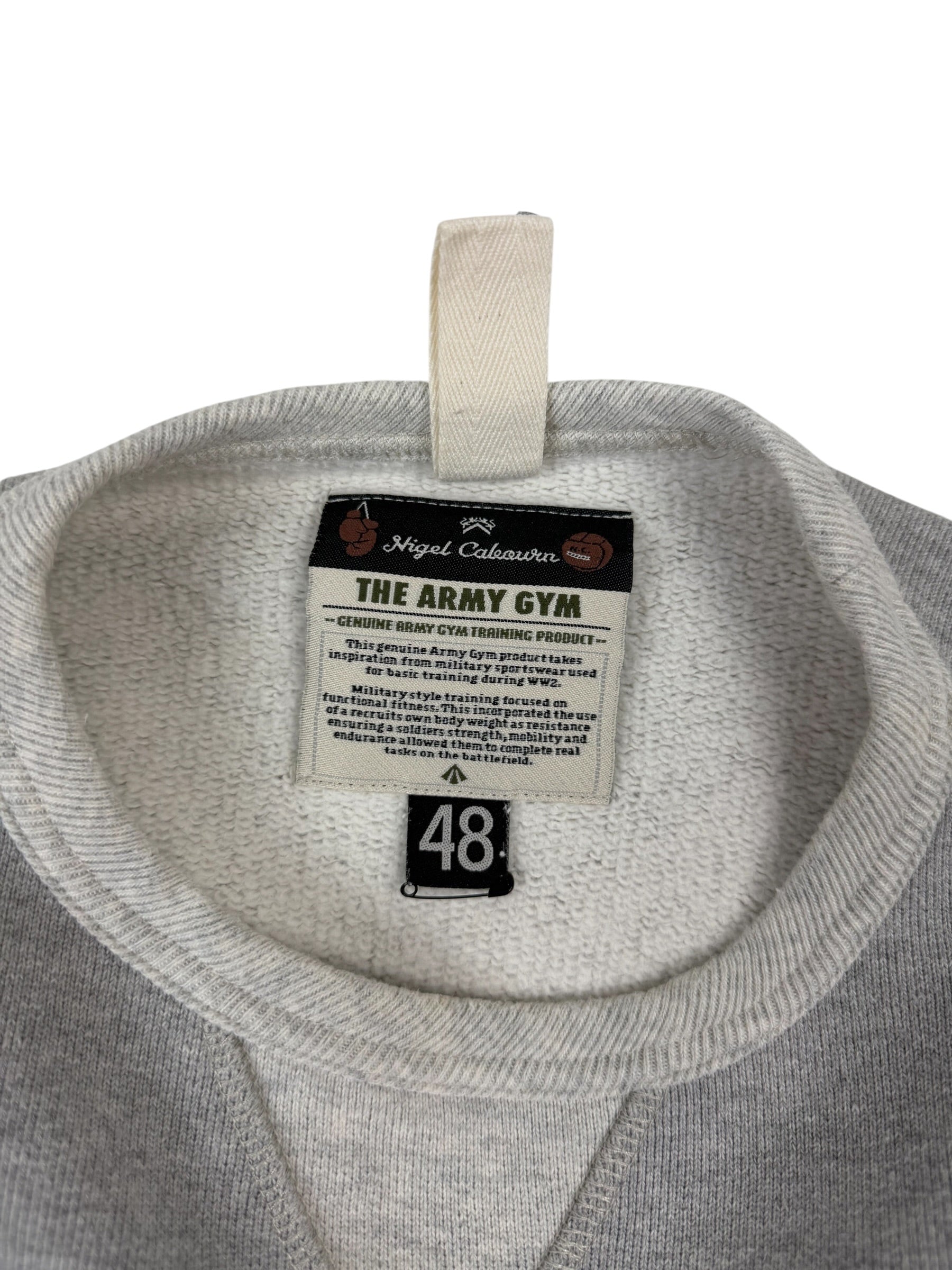 Nigel Cabourn Army Gym Printed Mélange Sweatshirt