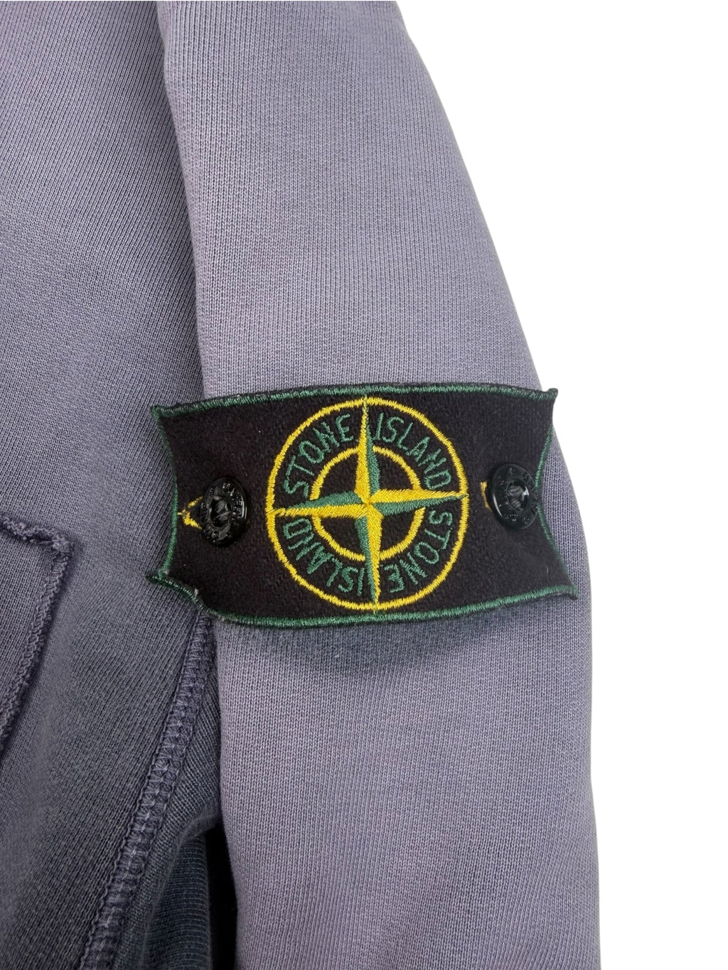 Stone Island SS96 Cotton Zipped Spellout Hoodie