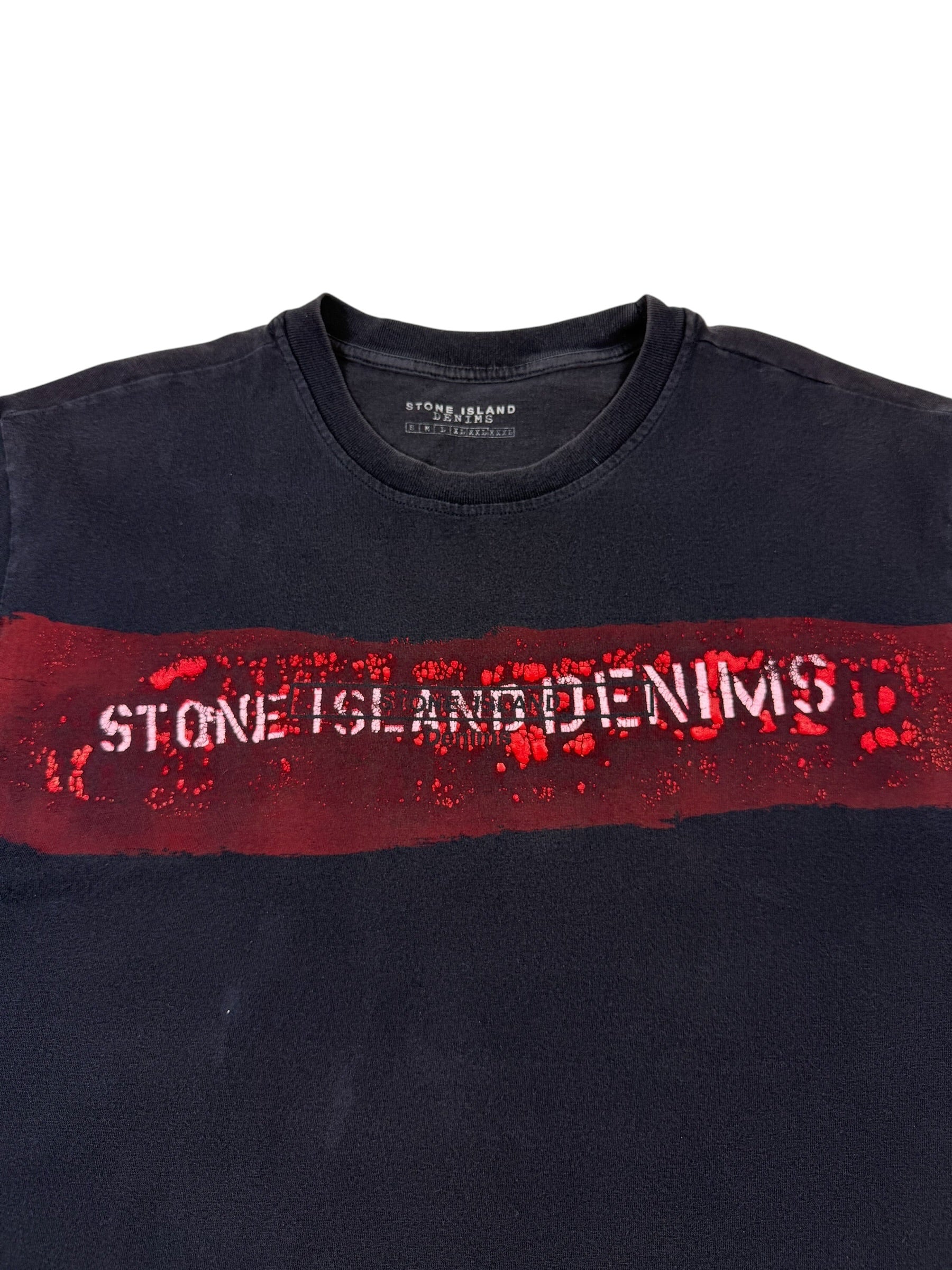 Stone Island Denims 2000s Graphic Print T-Shirt
