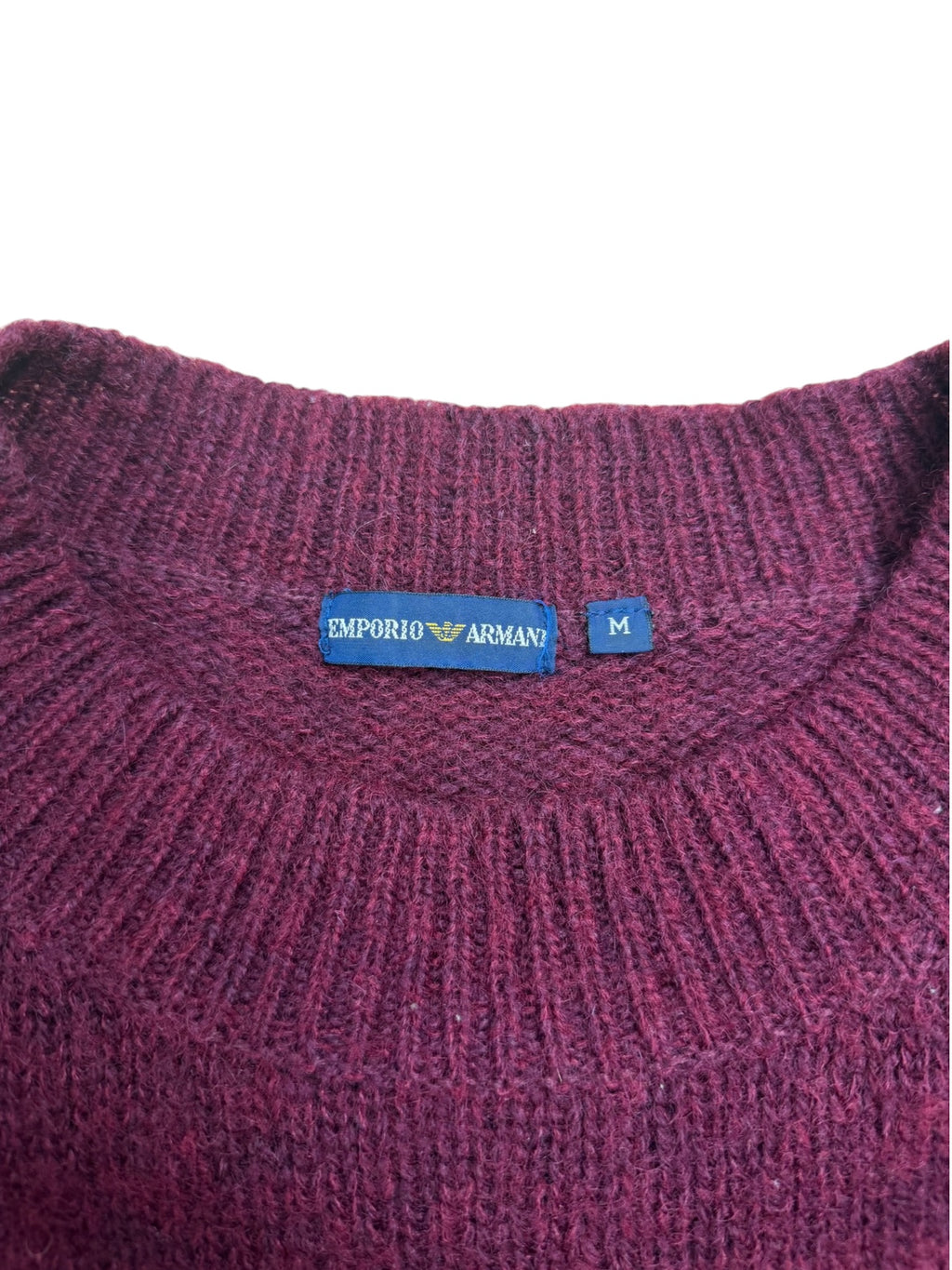 Emporio Armani 90s Shetland Wool Sweatshirt