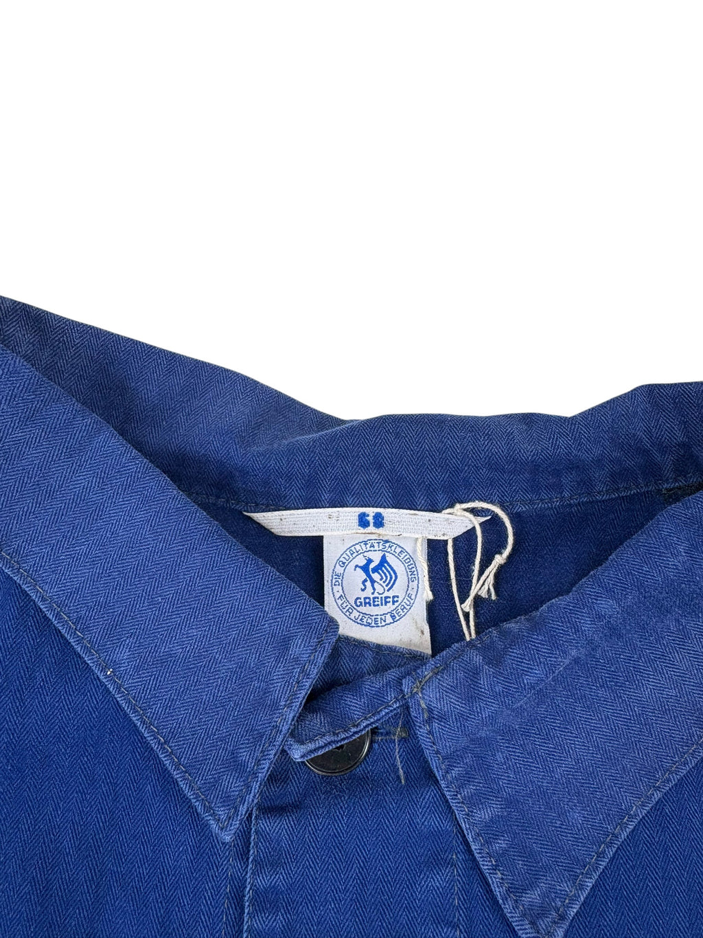 French 1980s Herringbone Chore Jacket