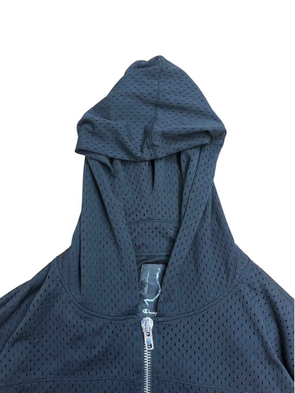 Rick Owens x Champion Mesh Zip-Up Hoodie