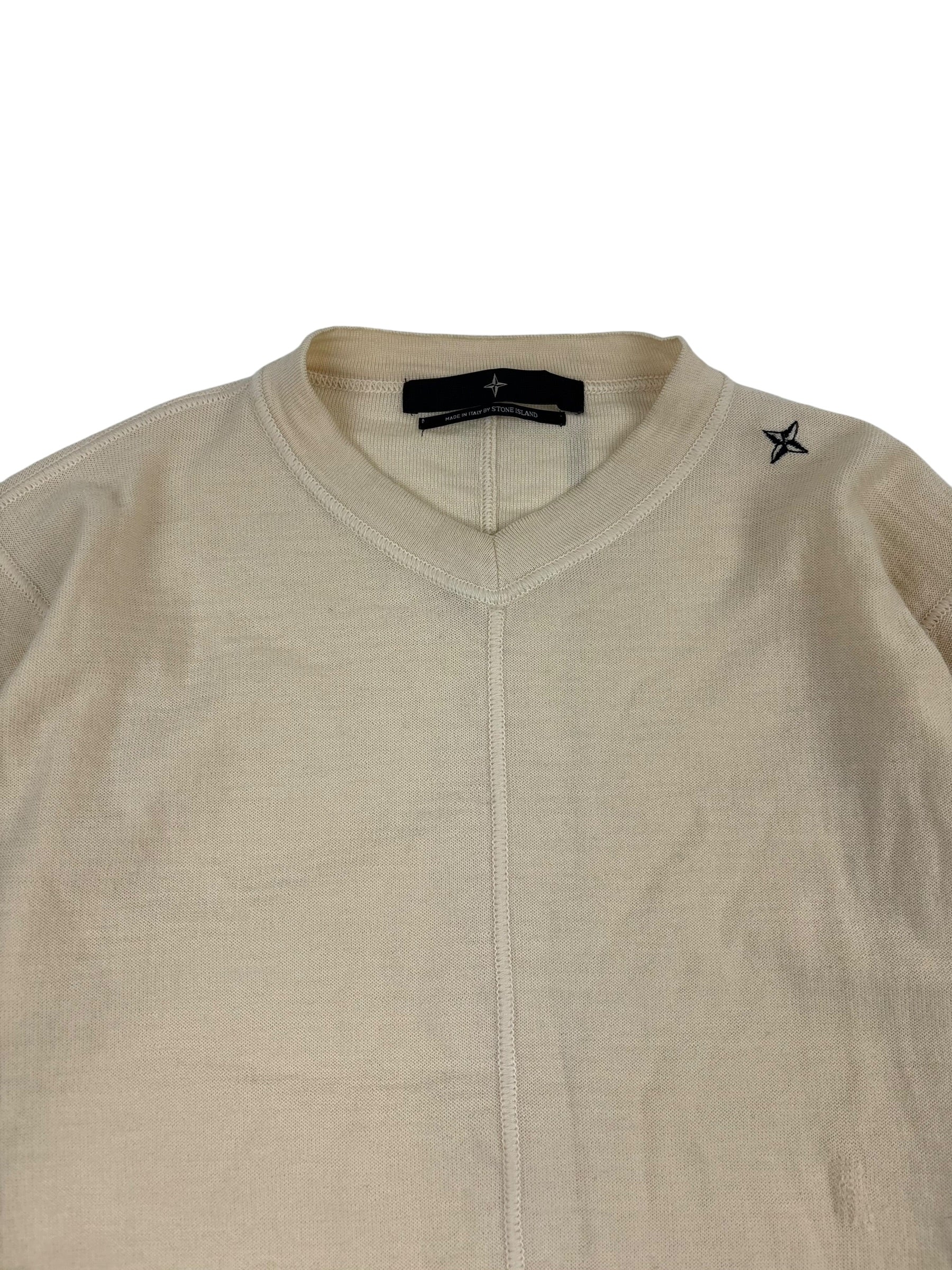 Stone Island Denims AW04 Cream Wool Sweater