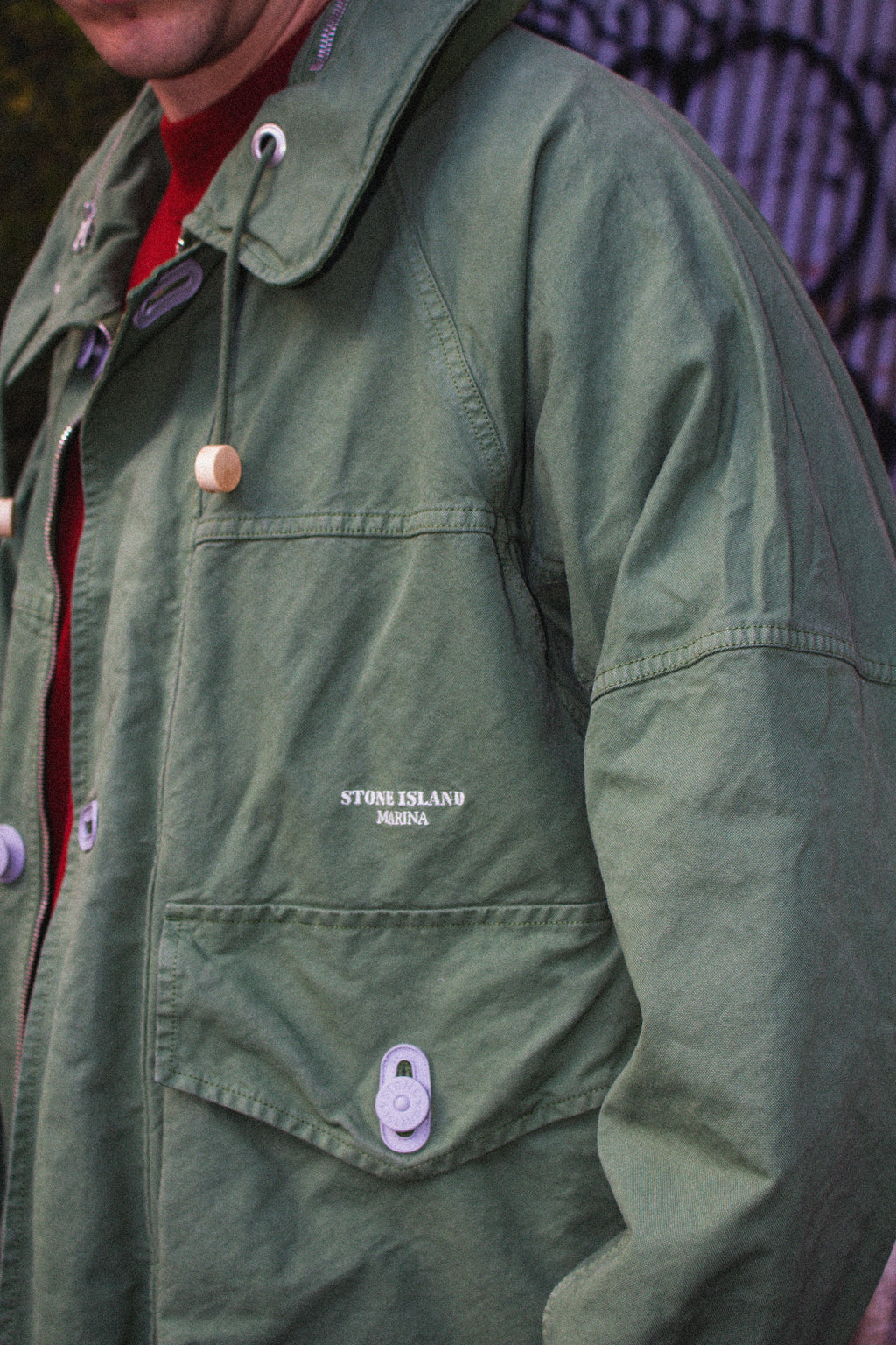 Stone Island Marina NYCO Panama-TC Jacket