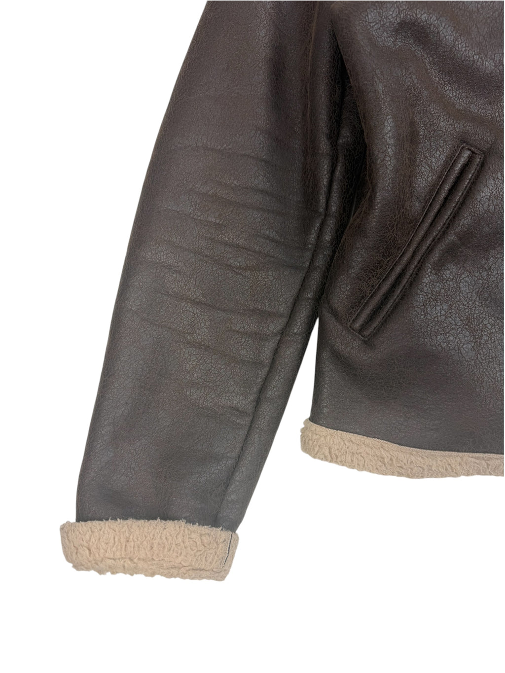 Armani Jeans 2000’s Shearling Aviator Jacket
