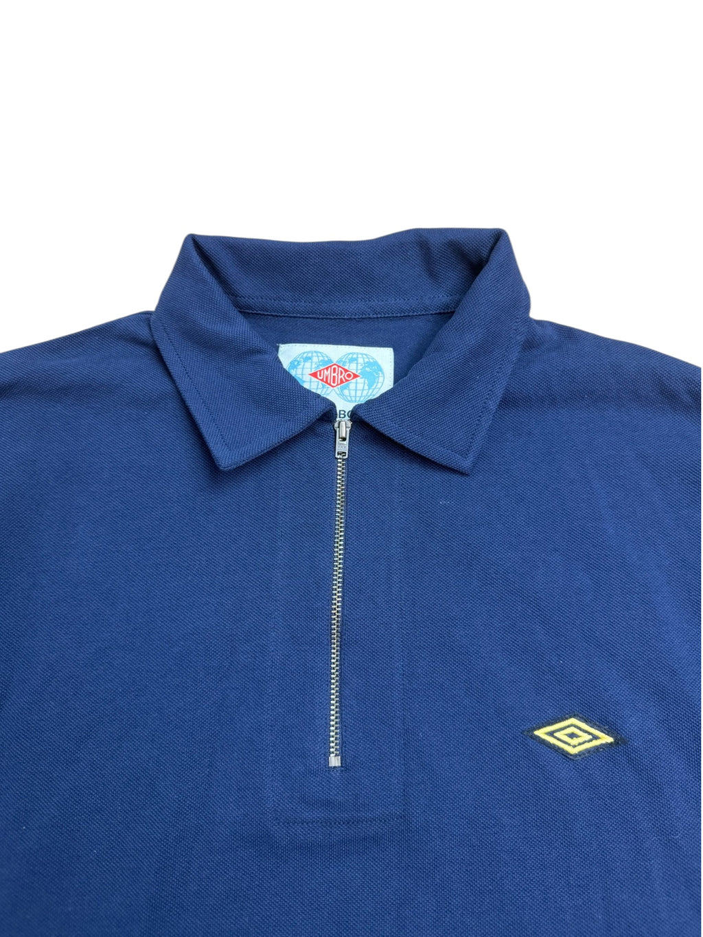Nigel Cabourn x Umbro Half Zip Polo Shirt