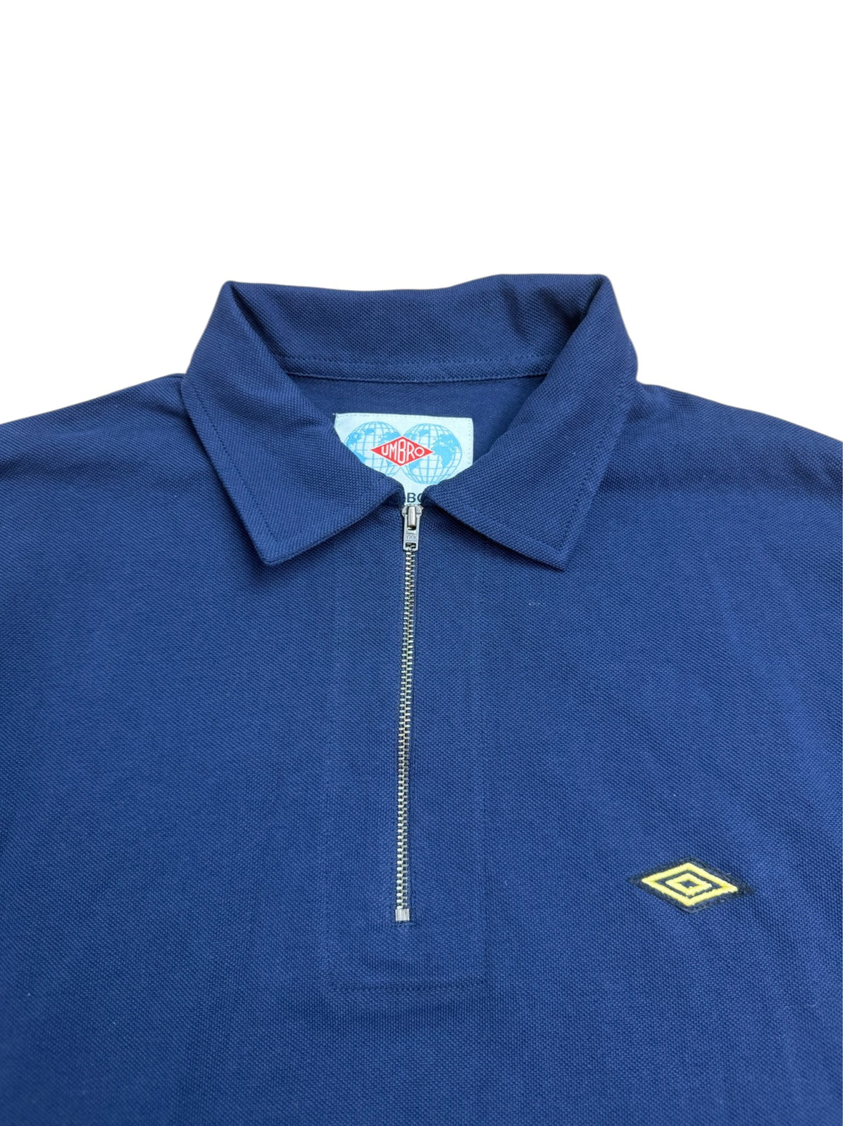 Nigel Cabourn x Umbro Half Zip Polo Shirt