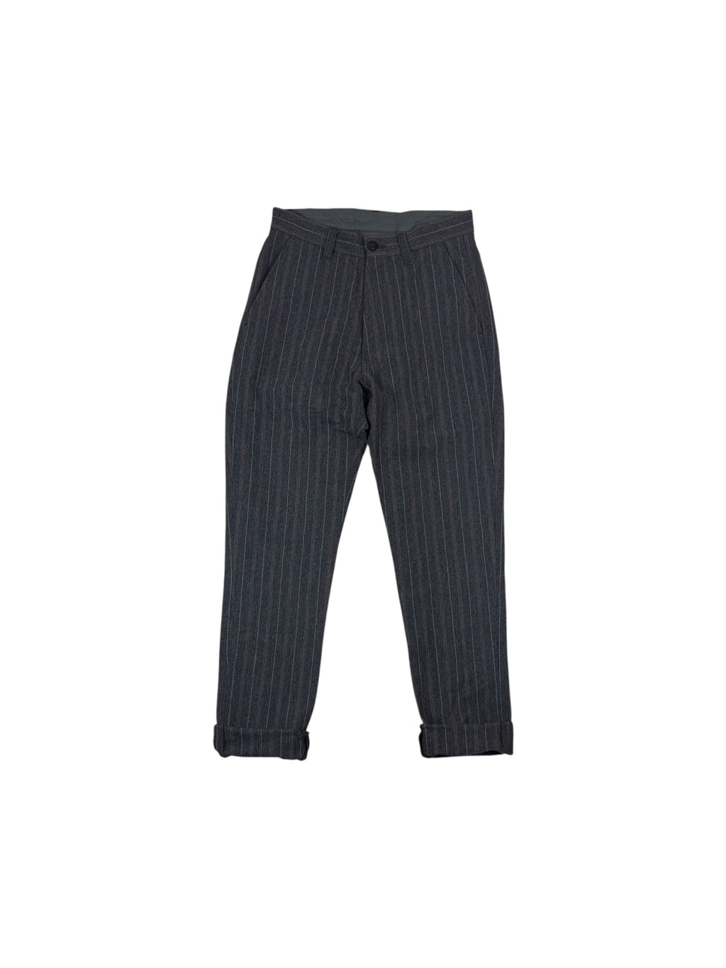 Nigel Cabourn Authentic Navy Pinstripe Formal Pants