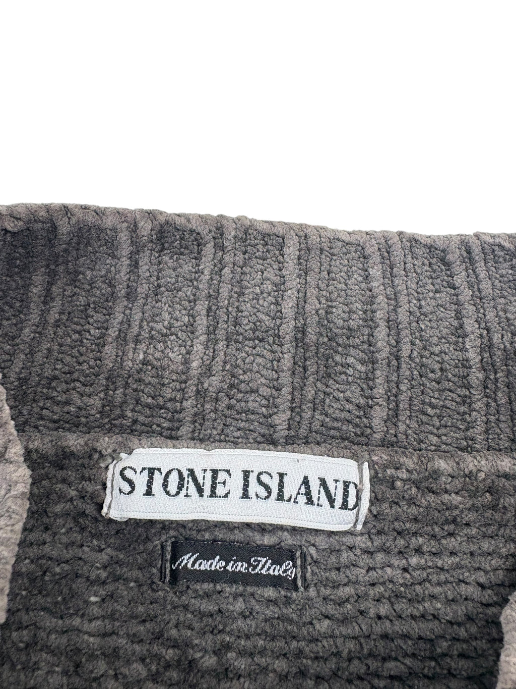 Stone Island AW98 Chenille Mock Neck Sweater