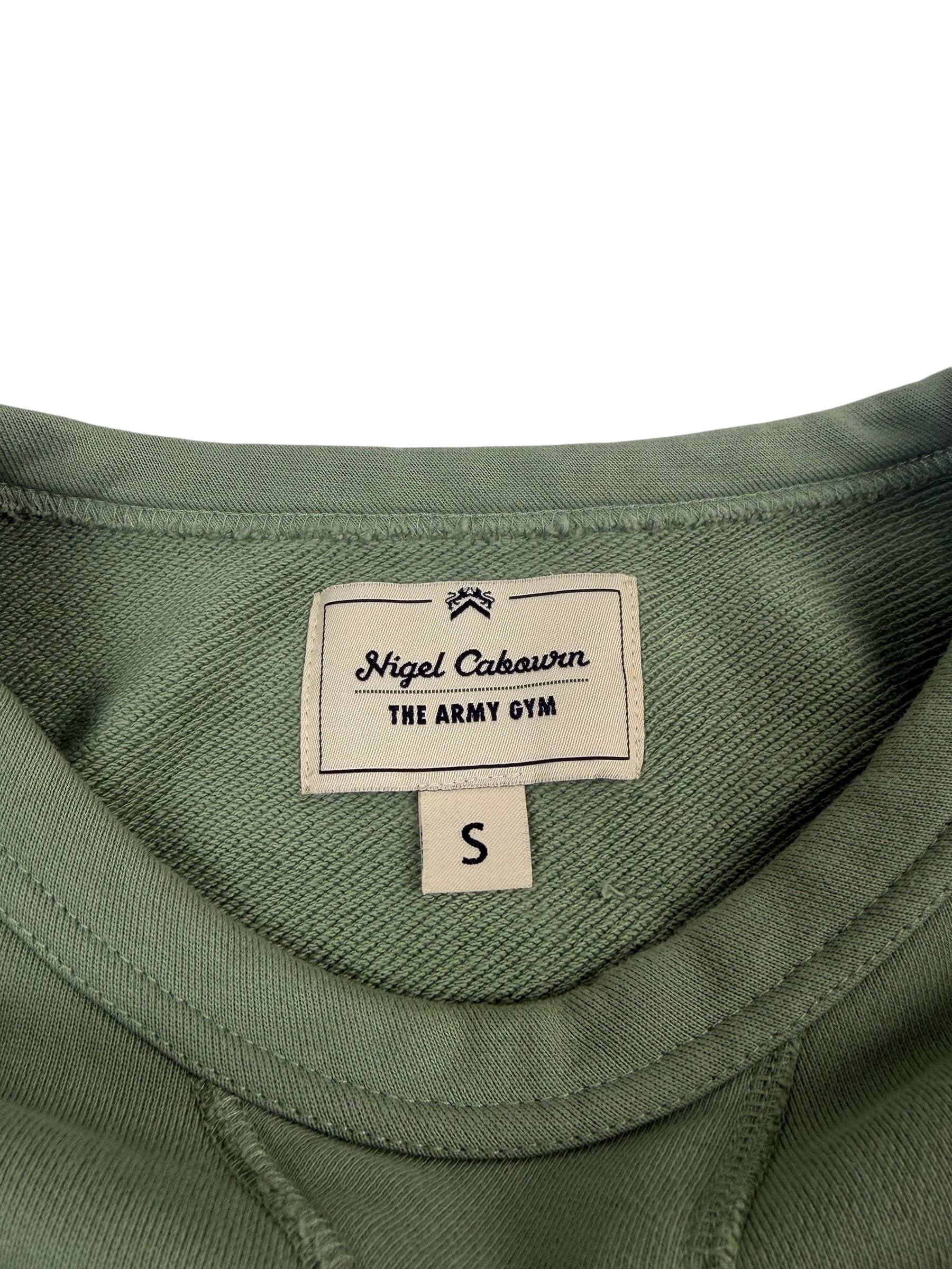 Nigel Cabourn Army Embroidered Globe Sweater