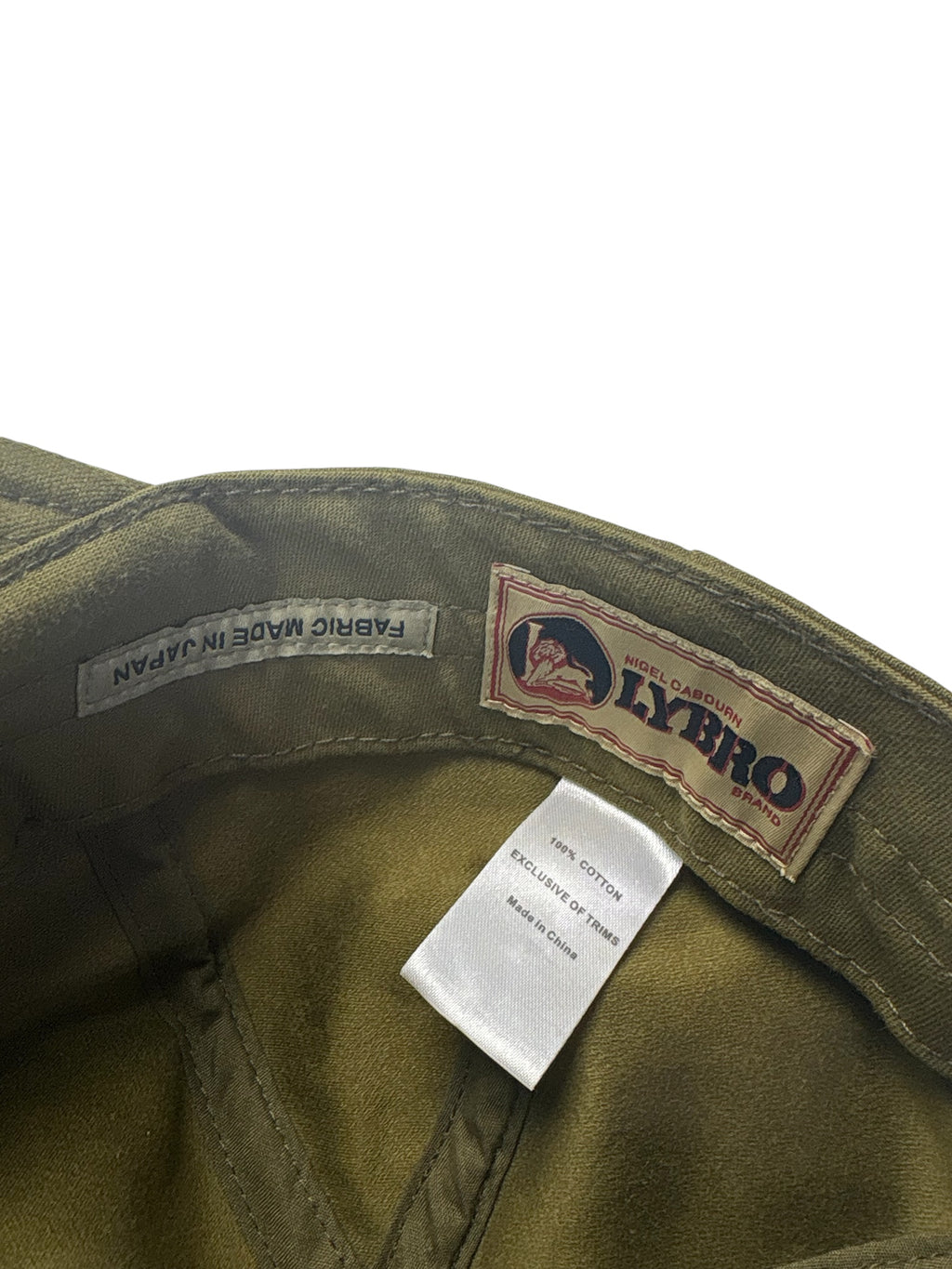 Nigel Cabourn Lybro Army Green Mechanics Cap
