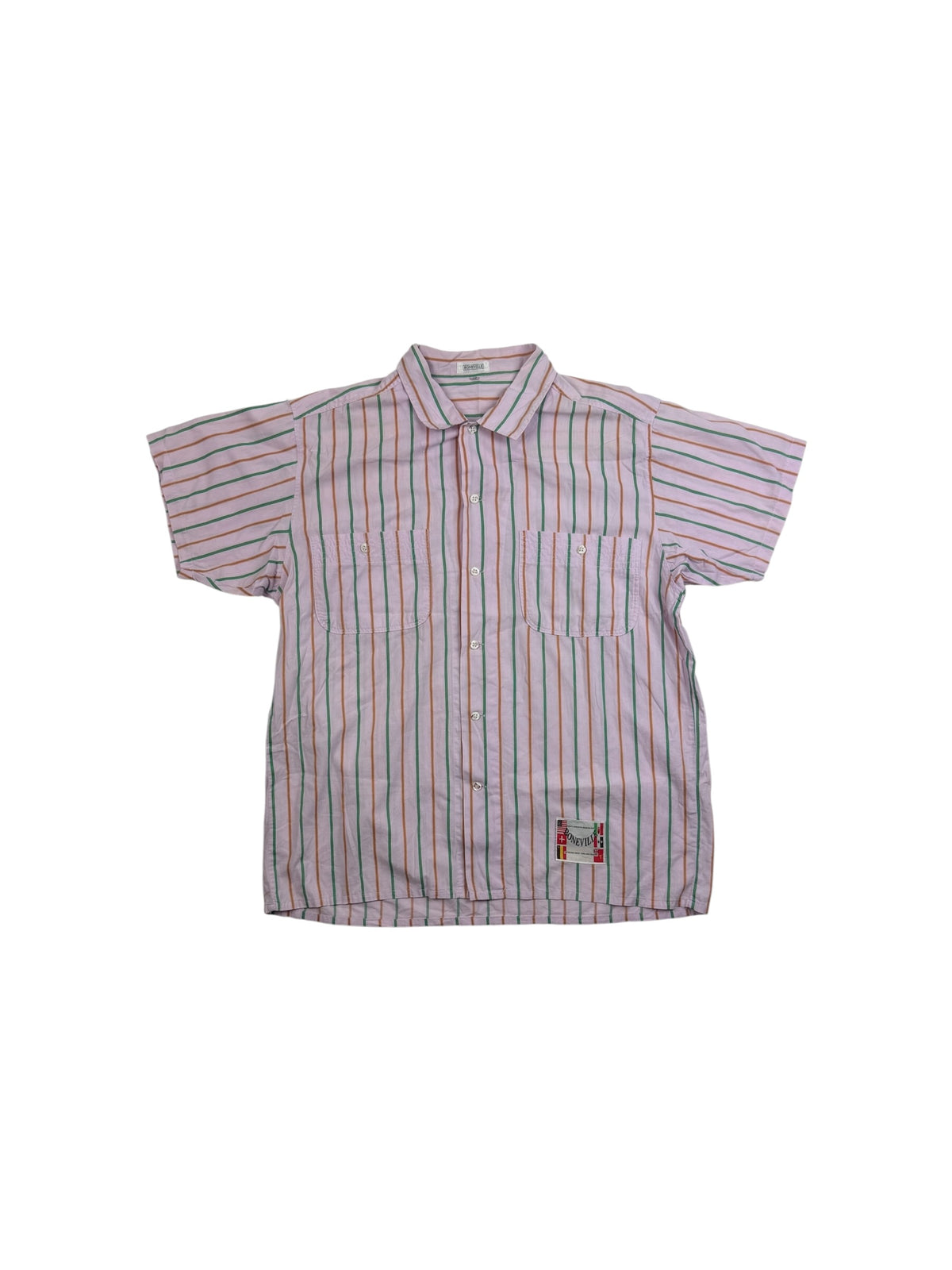 Boneville 80s Striped Utility Shirt