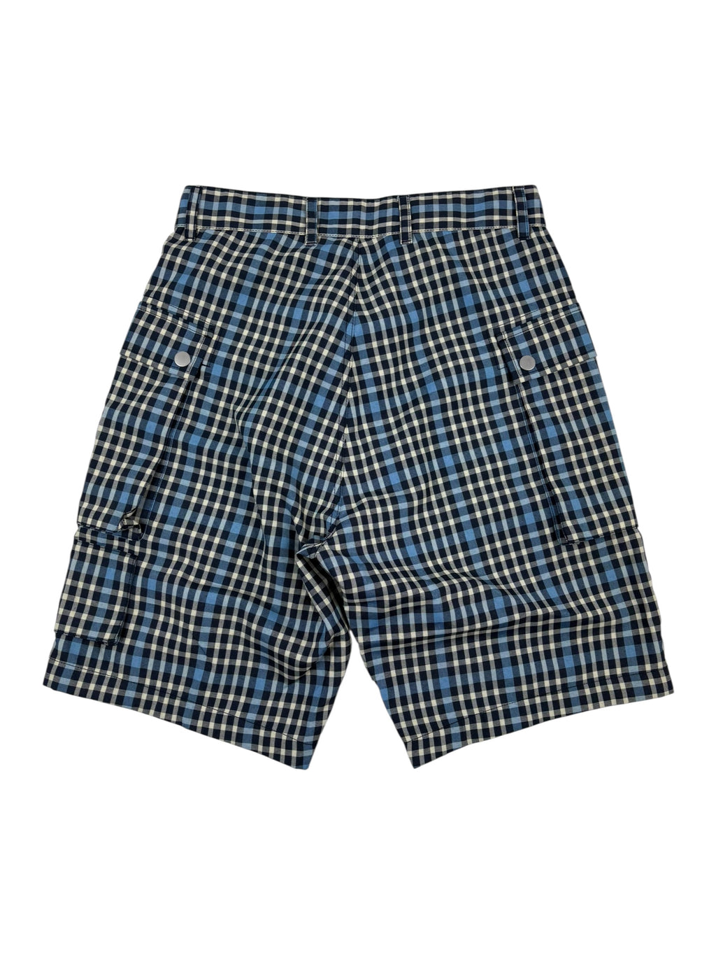 Nigel Cabourn Navy Check-4 Tool Shorts