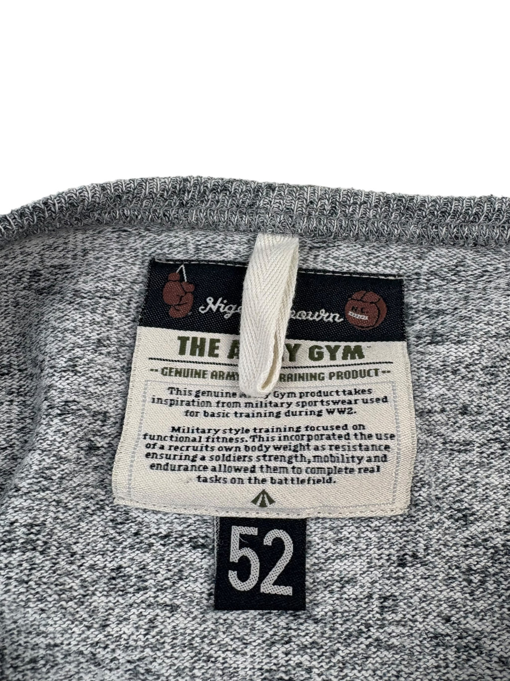 Nigel Cabourn Army Gym Embroidered Sweater