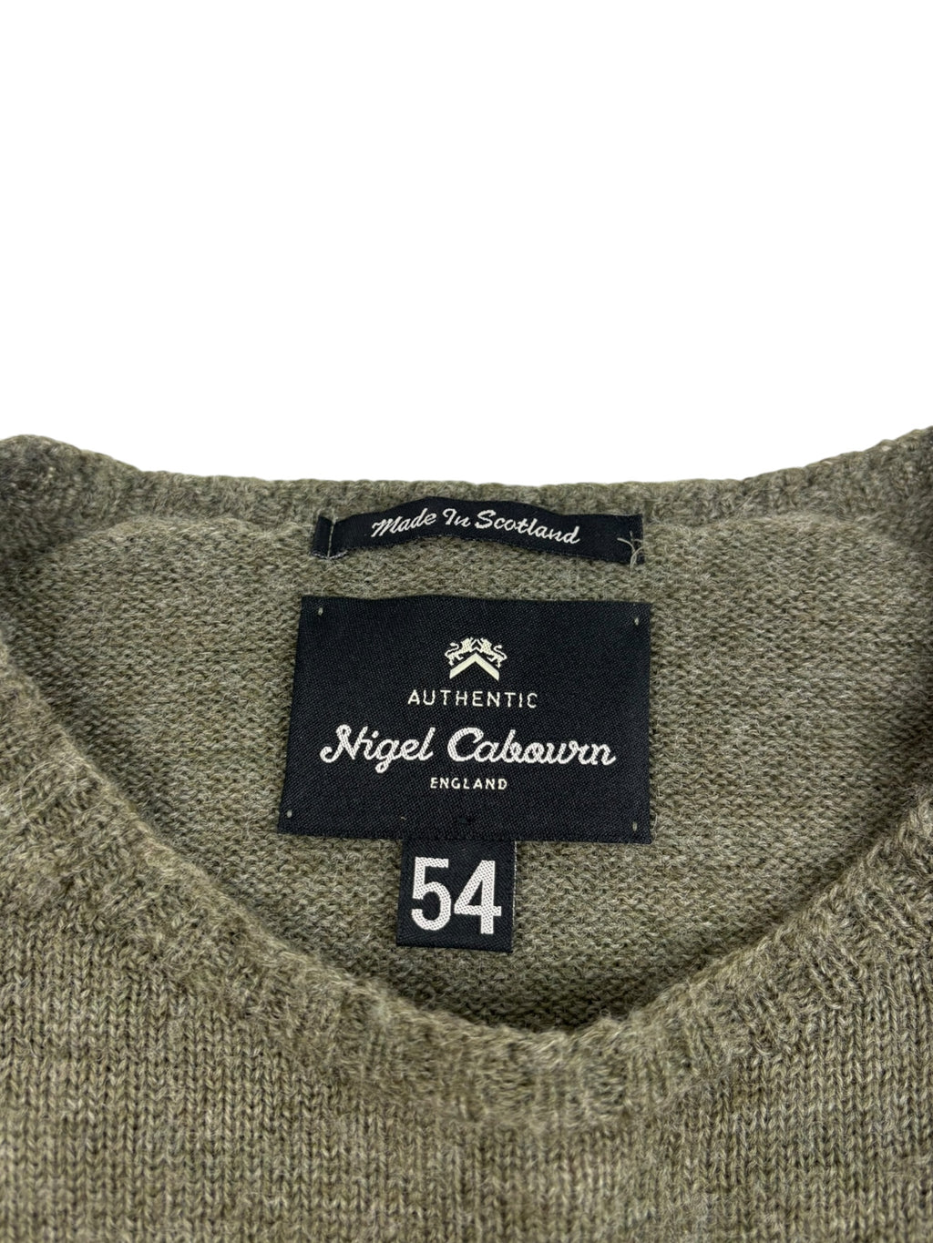 Nigel Cabourn Authentic Wool Knit Jumper